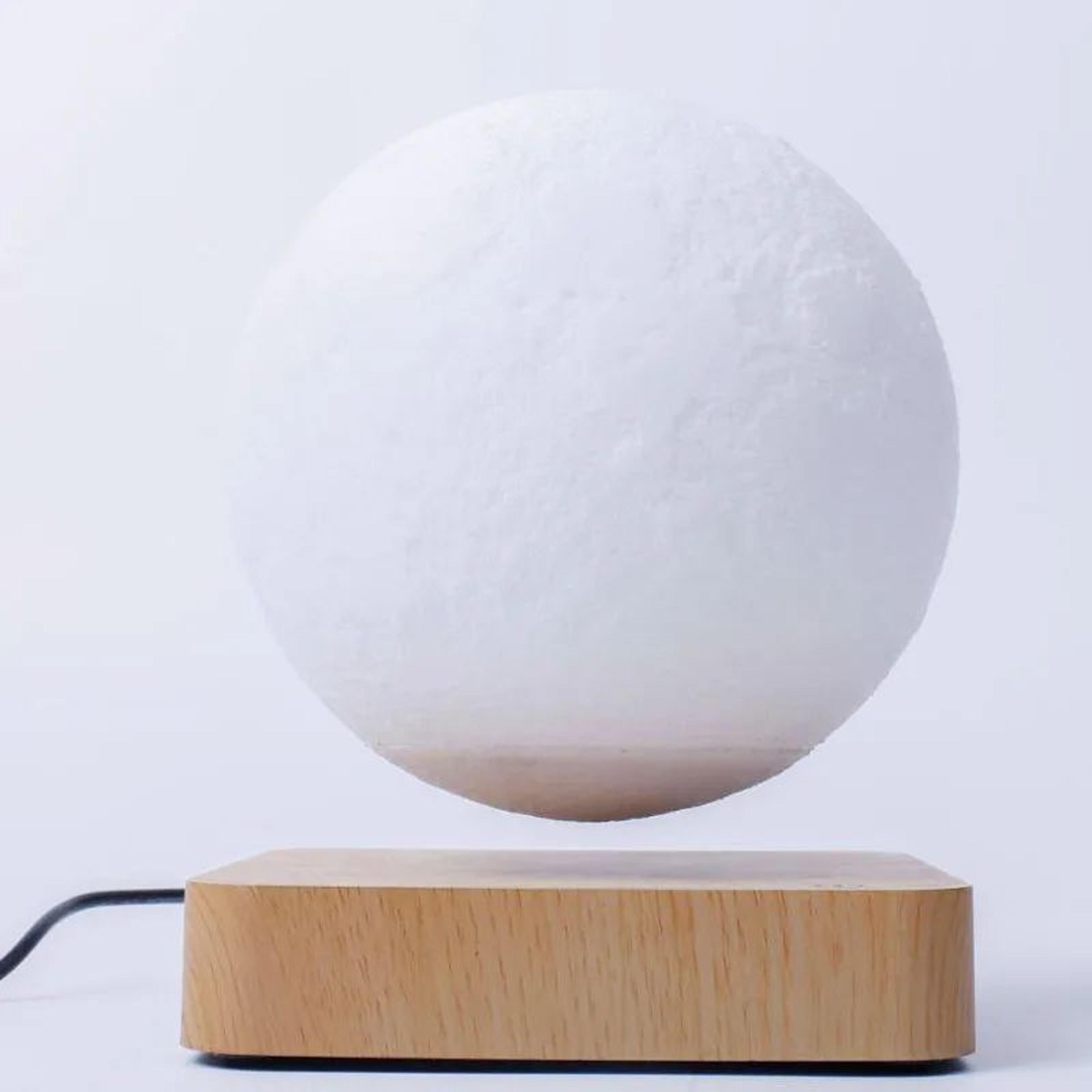 3D Magnetic Levitation Moon Lamp With Rotating Floating LED Light 2