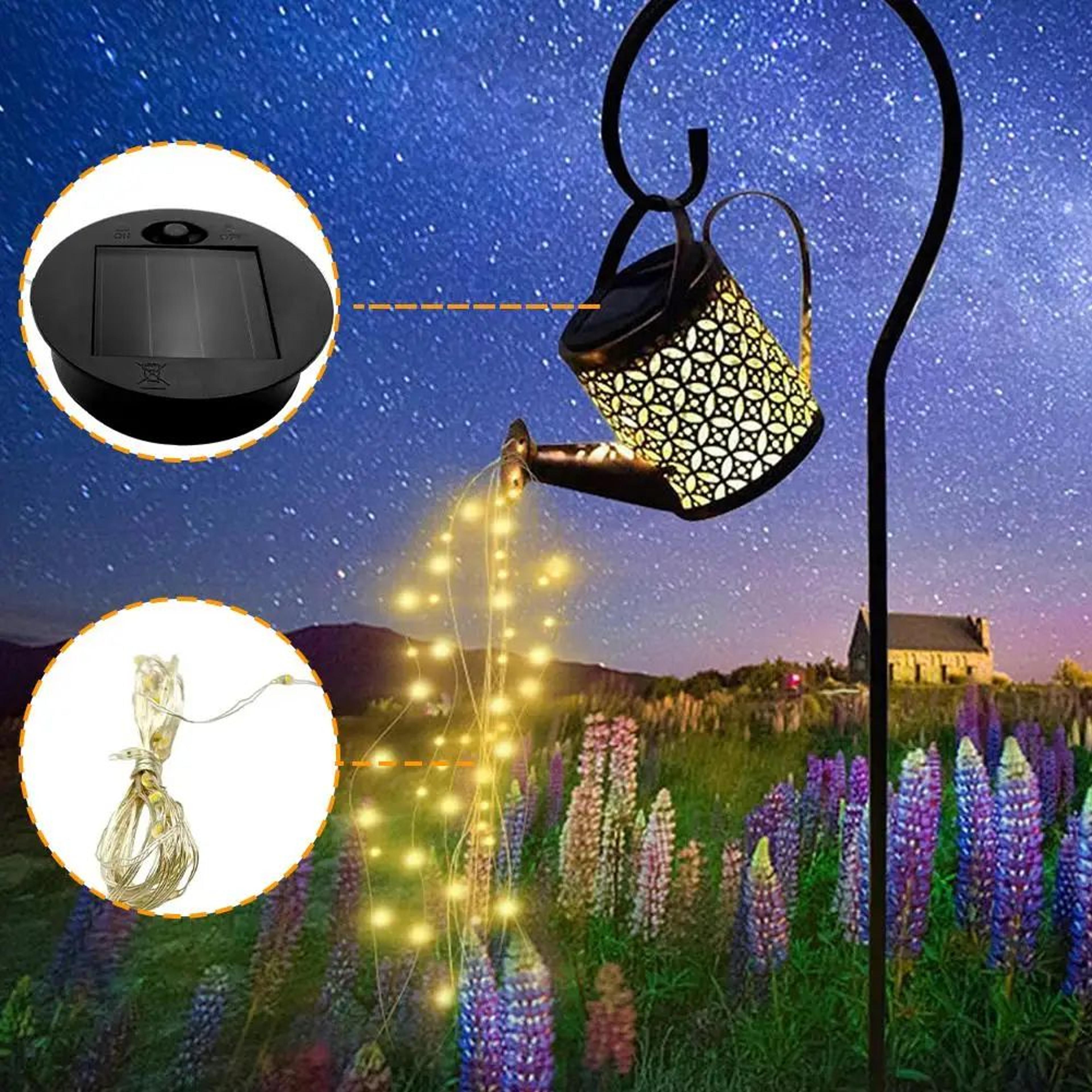 Solar Lantern Replacement Lid With LED Light And Solar Panel For Outdoor Hanging Lanterns 5