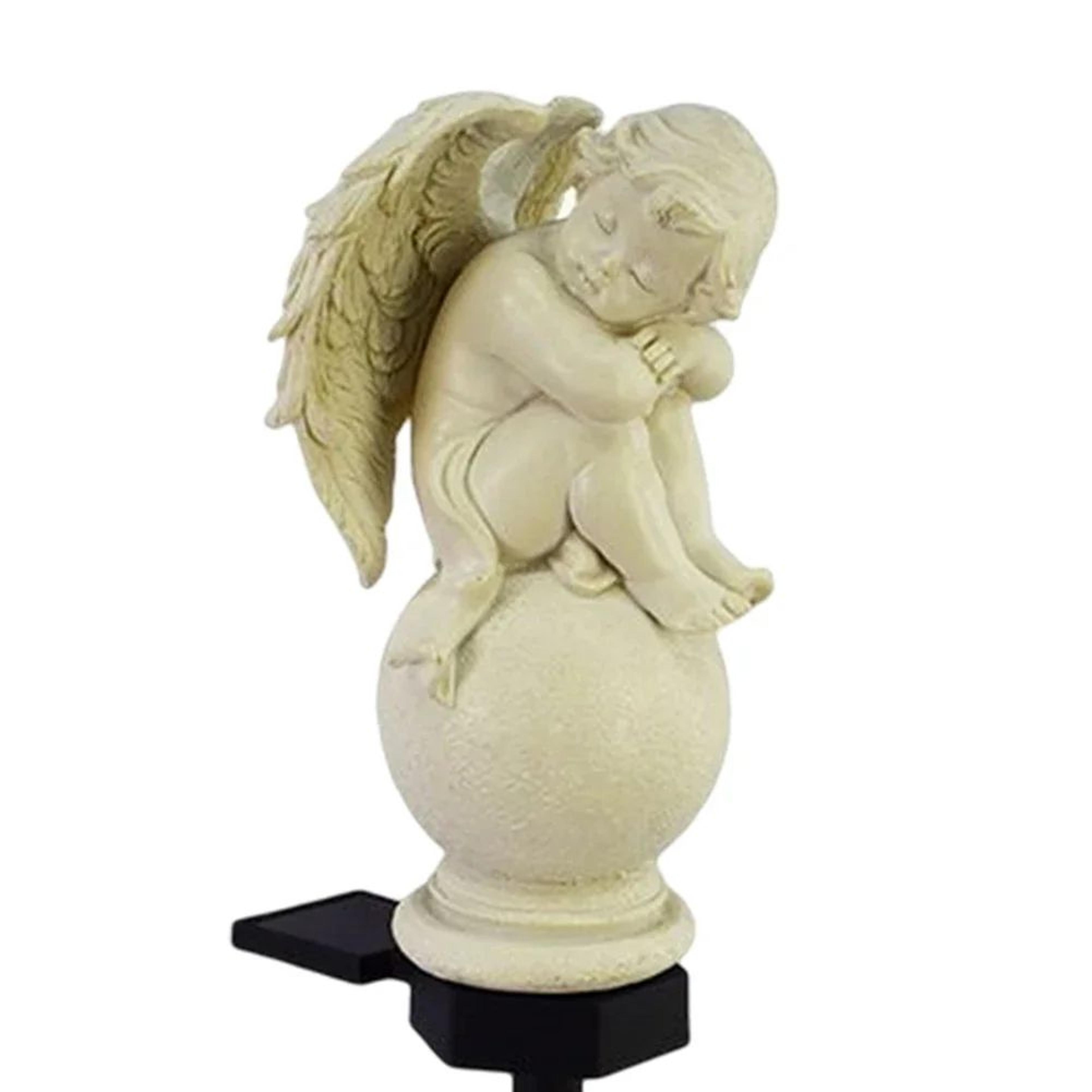 Solar Angel Garden Light Waterproof Resin Outdoor Lawn Decoration 5