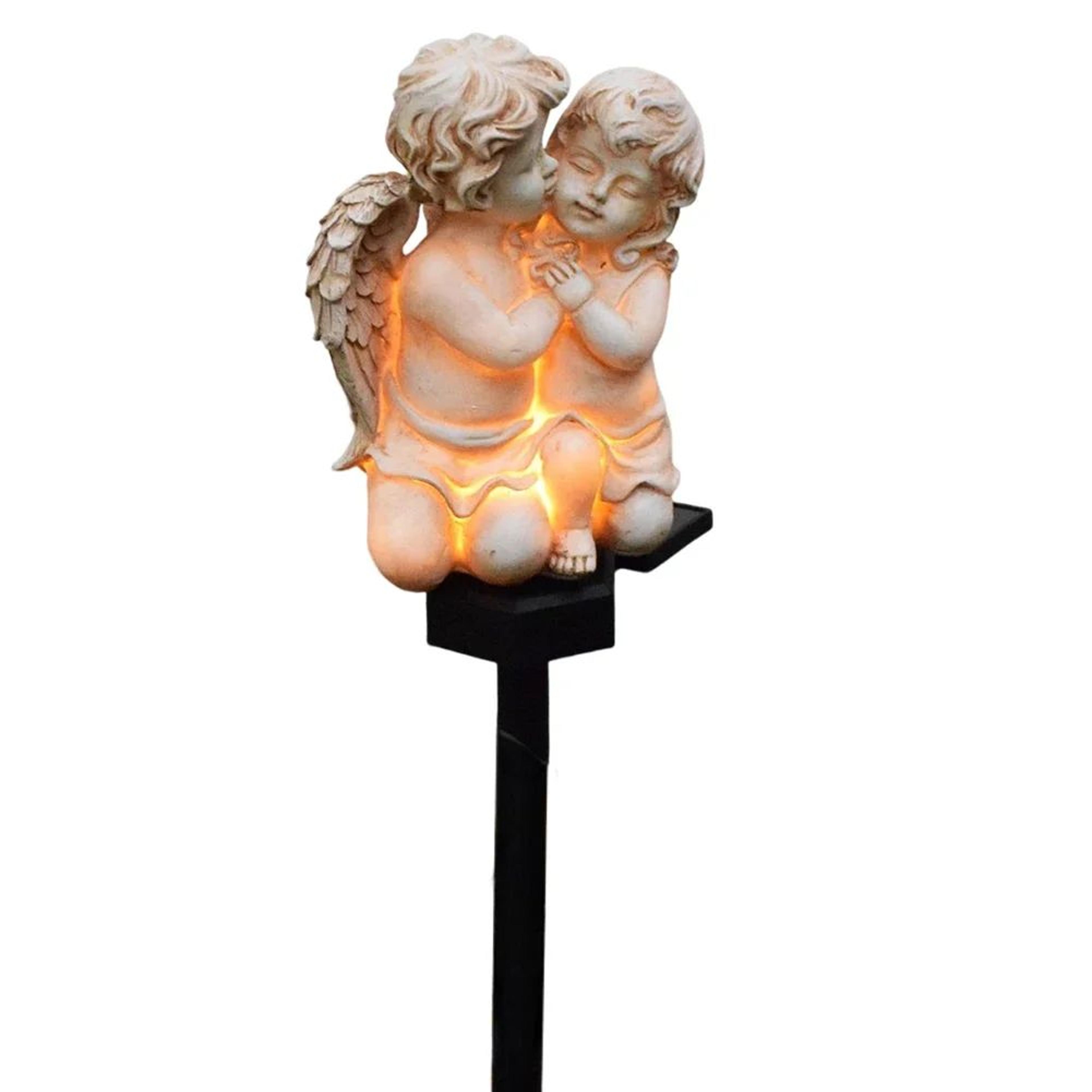 Solar Angel Garden Light Waterproof Resin Outdoor Lawn Decoration 8
