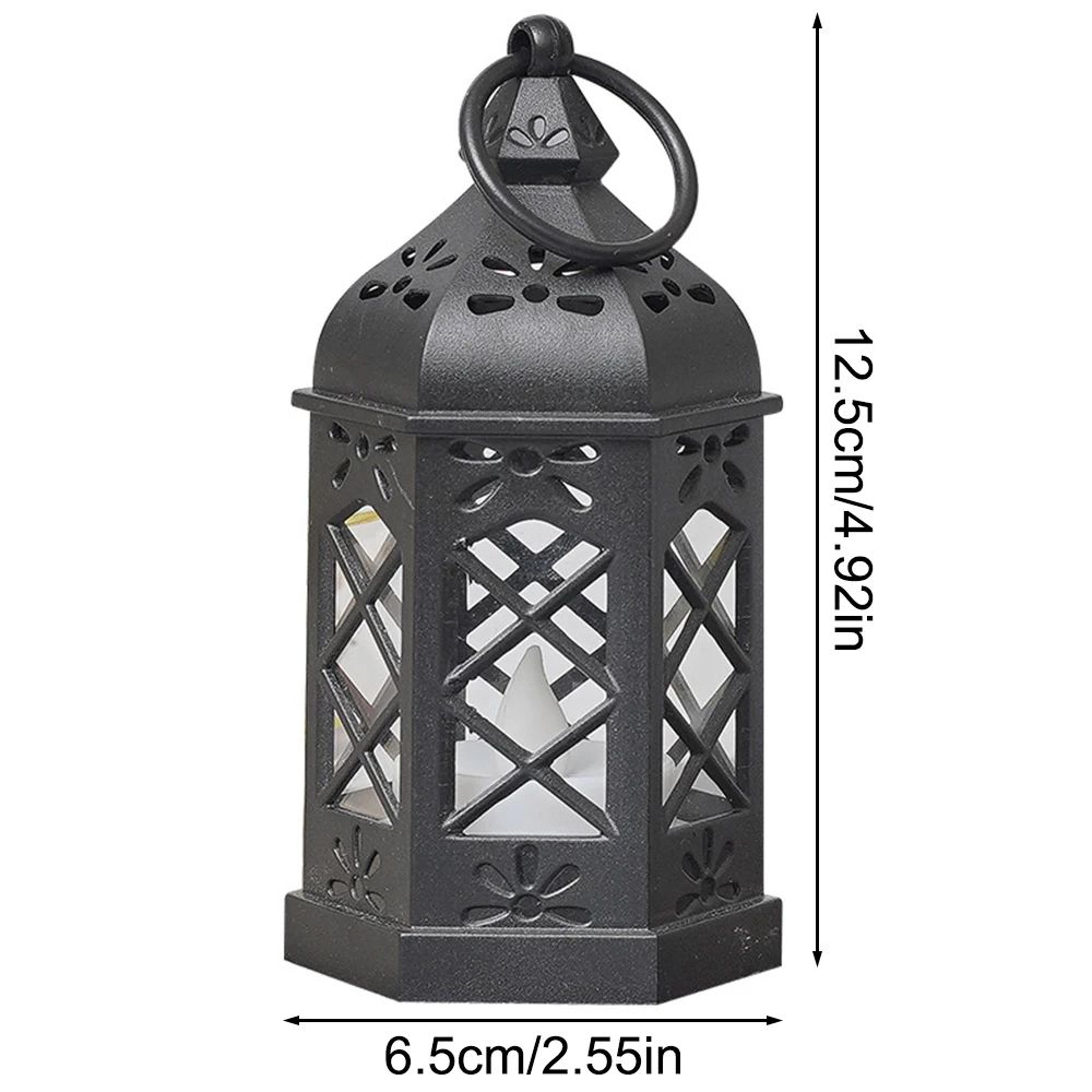 Vintage LED Candle Lantern With Flameless Flickering Light For Indoor And Outdoor Decor 1