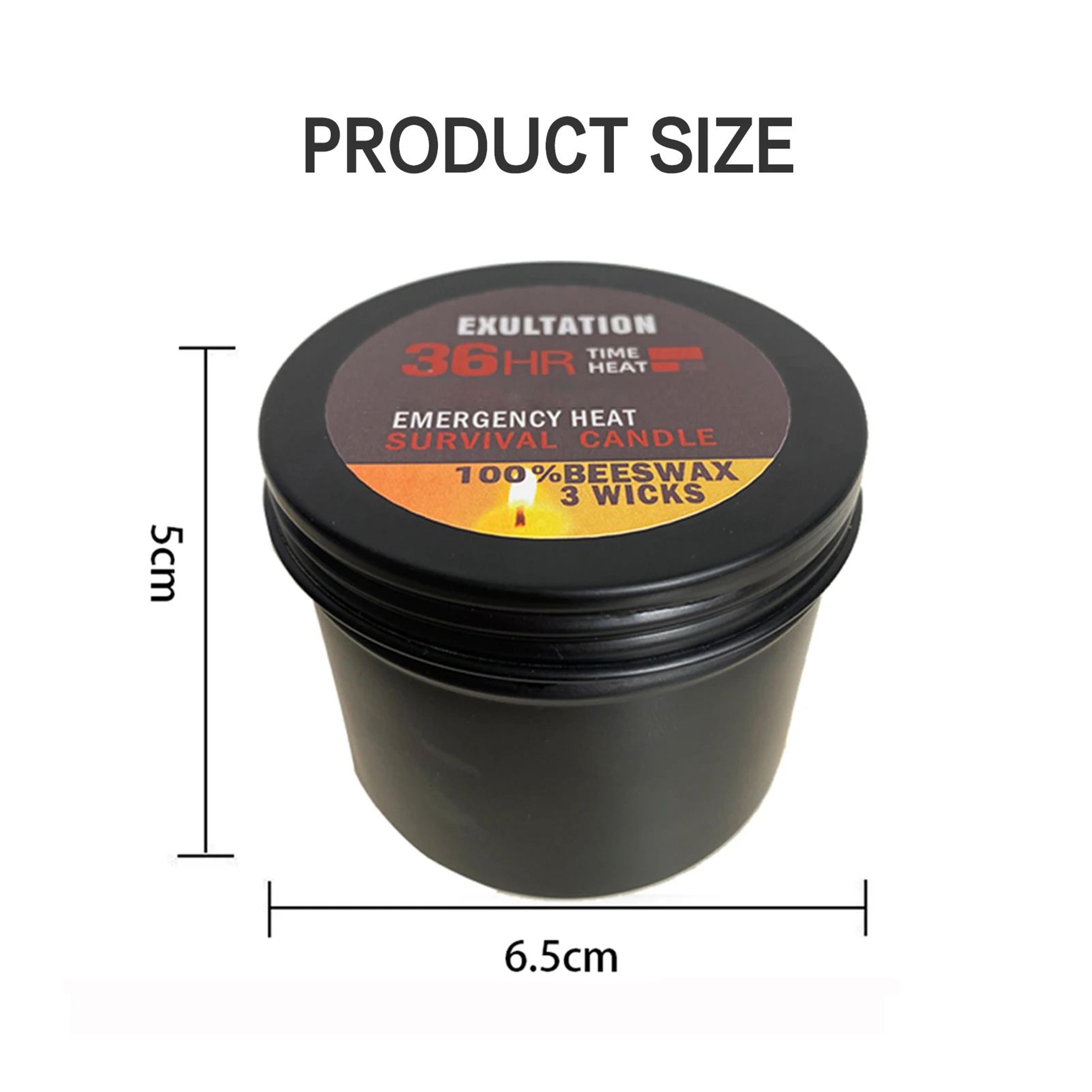 36 Hour Survival Candle With Lid For Emergency Lighting And Outdoor Camping 1