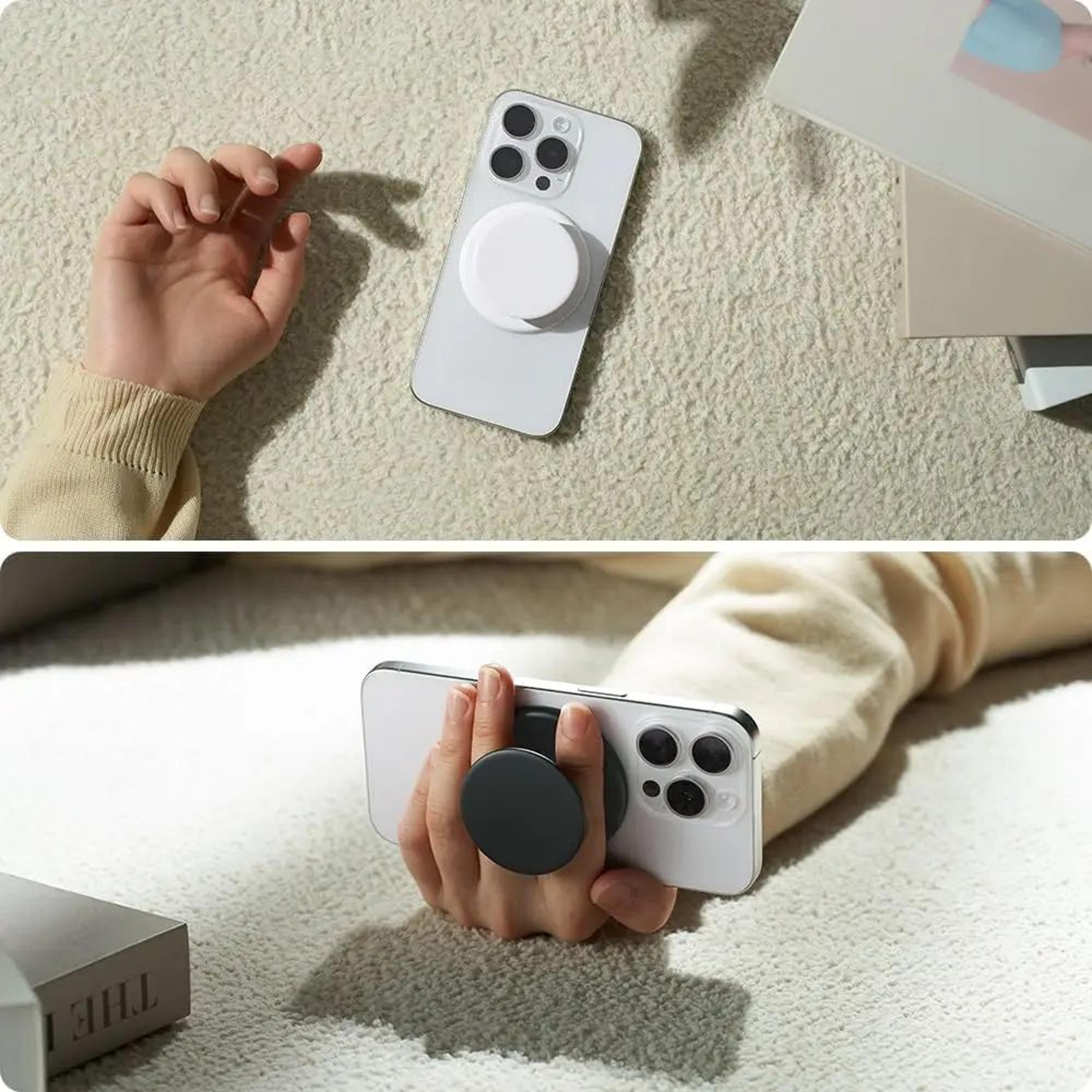 Magnetic Folding Phone Grip Holder With Expandable Stand For MagSafe IPhone And Samsung 2
