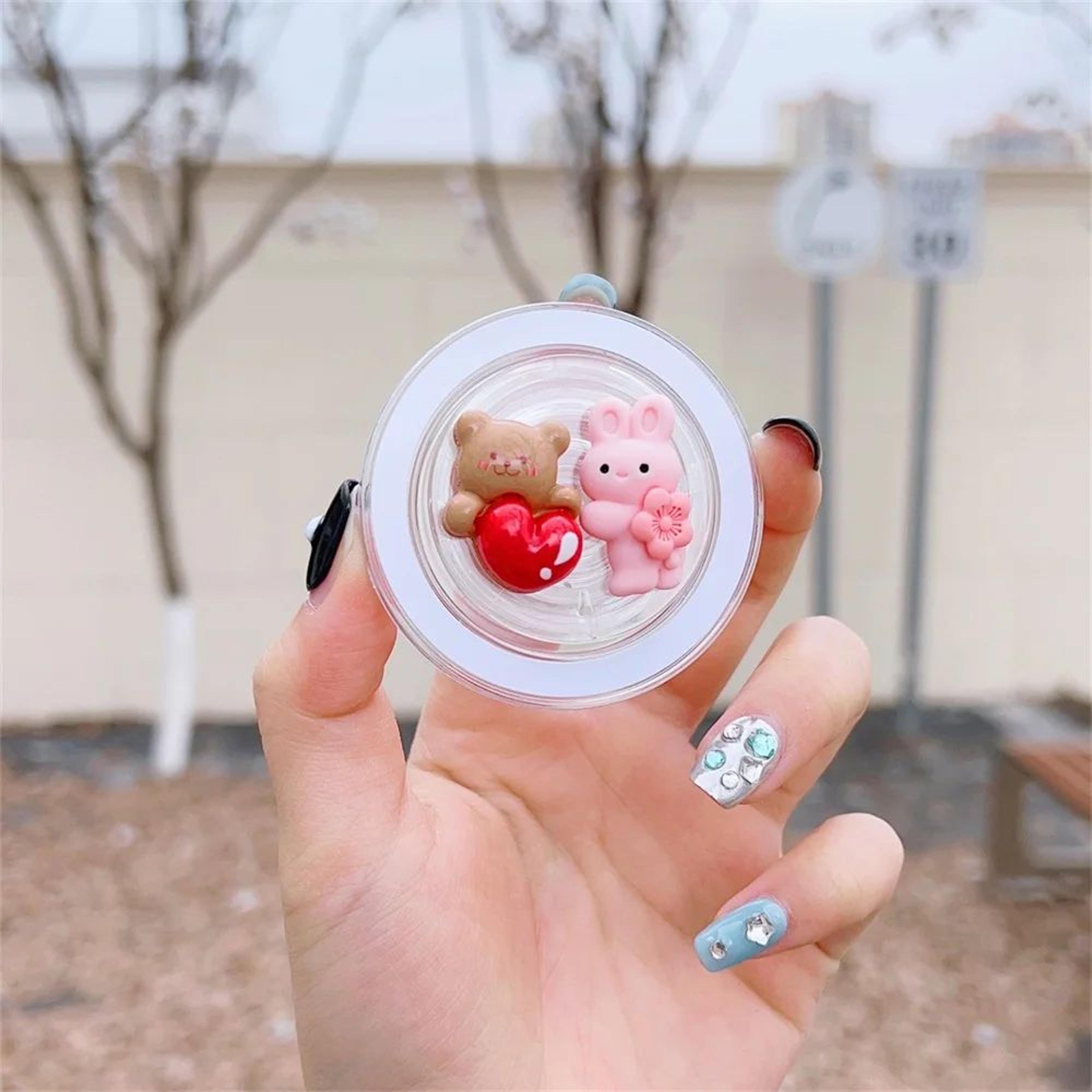 Cute Korean Cartoon Magnetic MagSafe Phone Grip And Foldable Stand 18