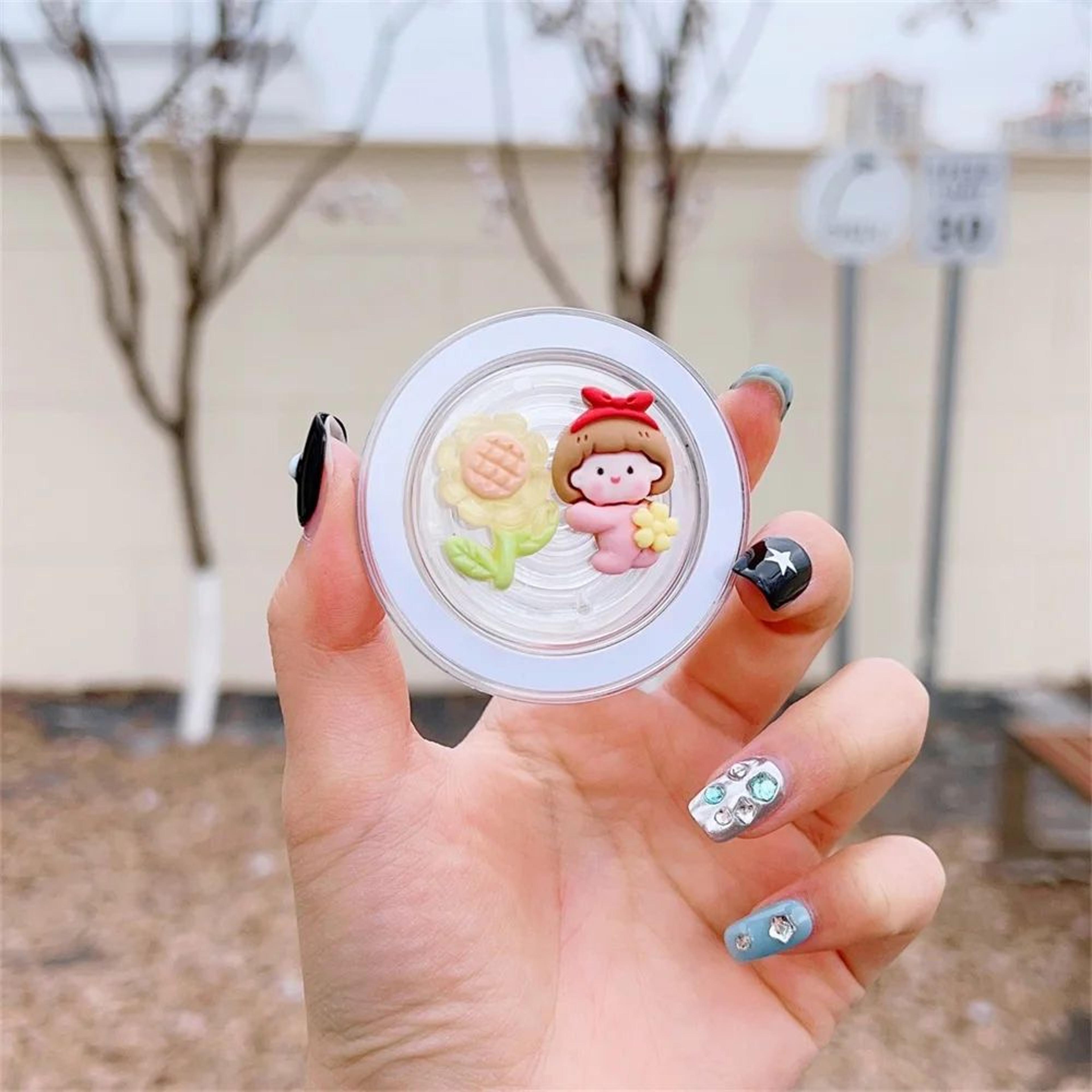 Cute Korean Cartoon Magnetic MagSafe Phone Grip And Foldable Stand 19