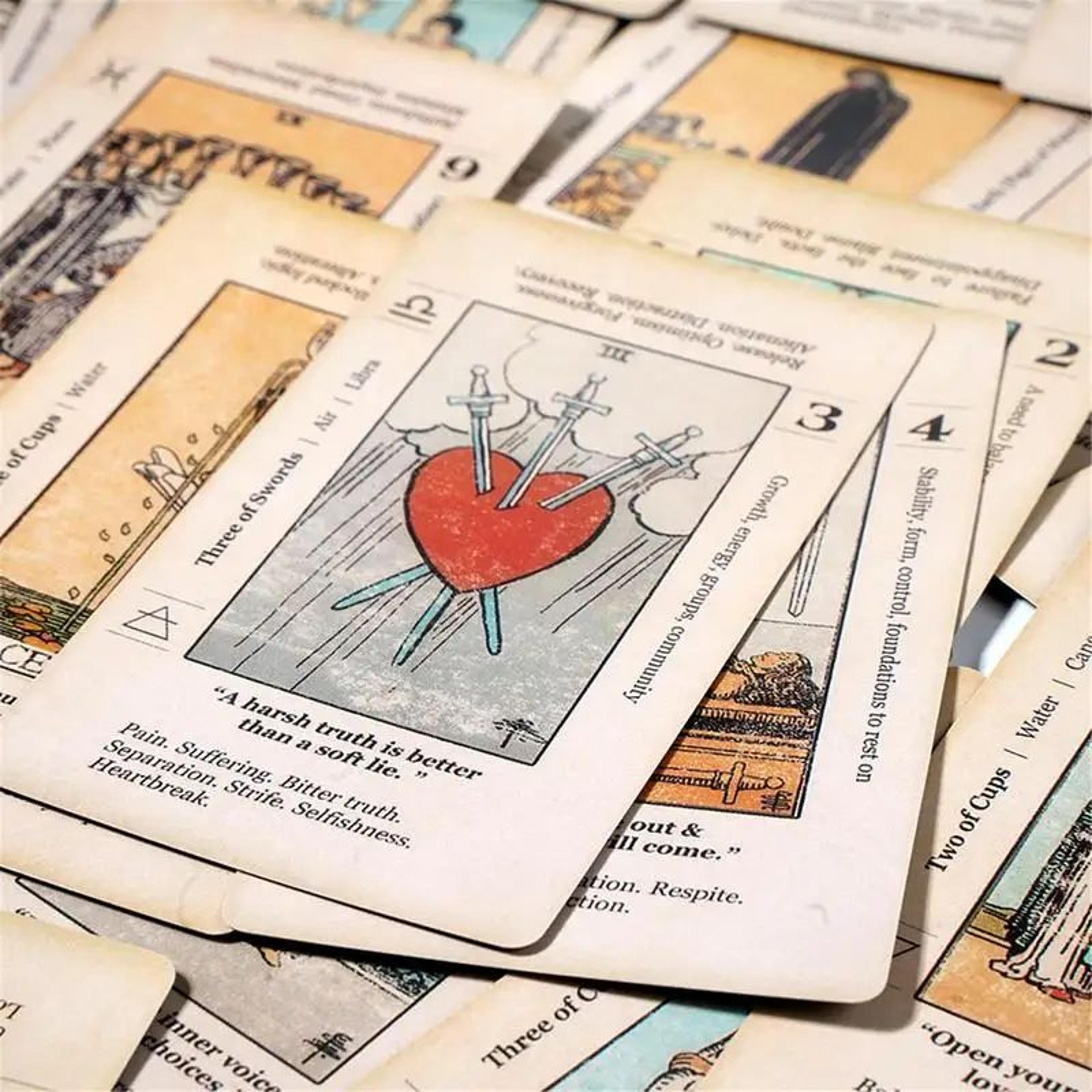 78 Card Beginner Tarot Deck With Meanings And Upright Reversed Keywords 5