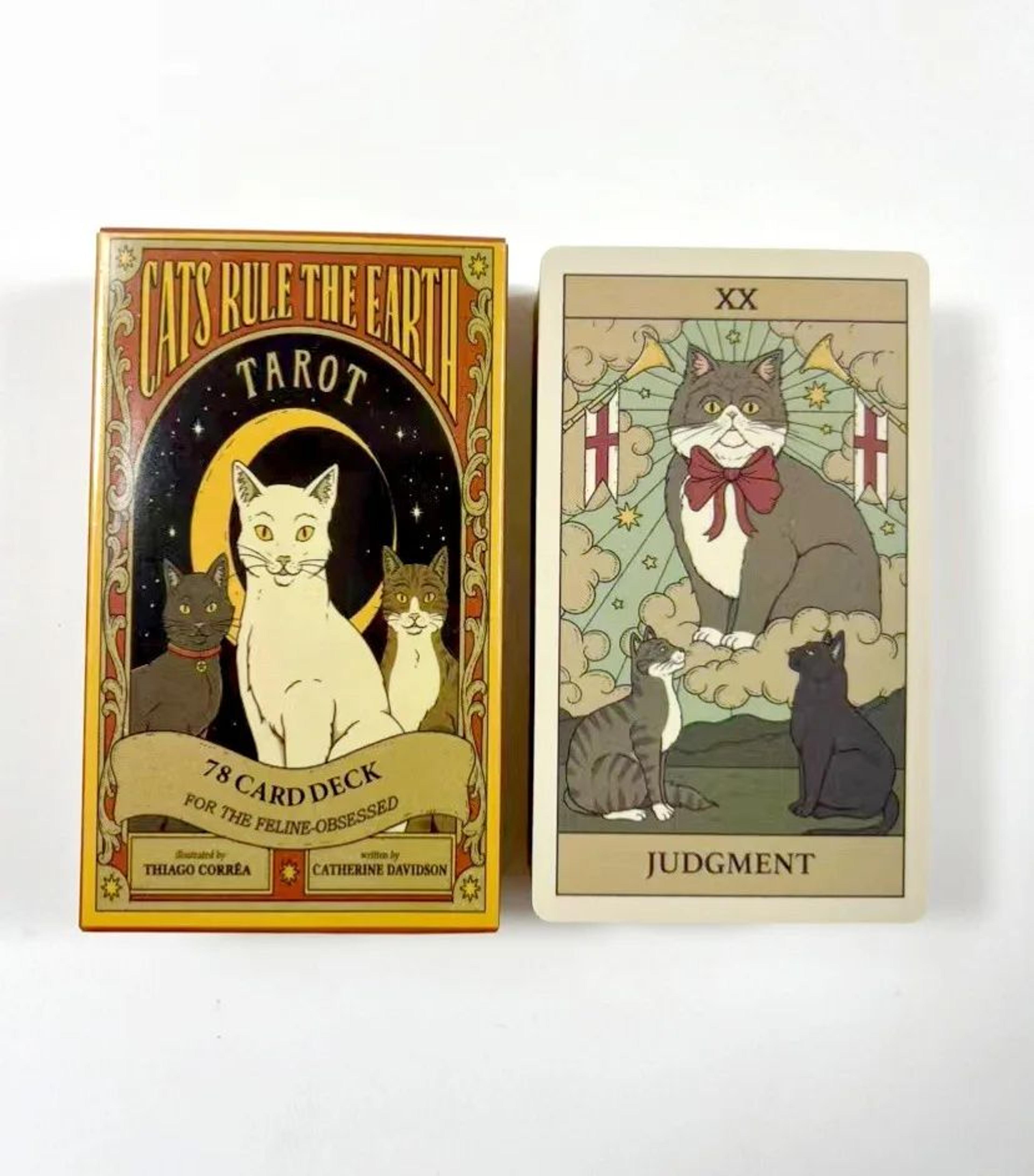 Cats Rule Earth 78Card Tarot Deck  English CatThemed Divination Cards 6