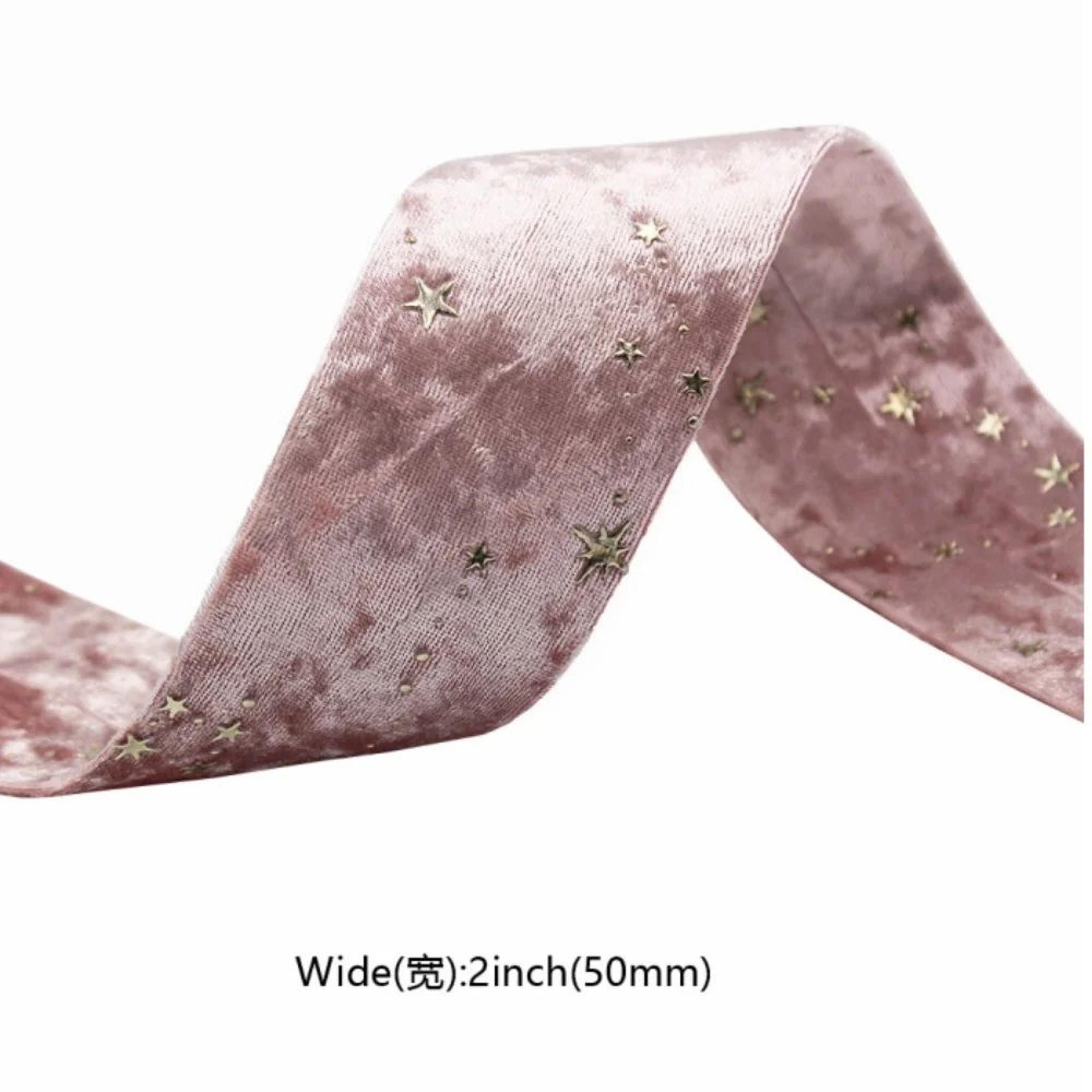 DoubleSided Star Velvet Ribbon For Gift Wrapping Wedding Bouquets And Christmas Decorations 16