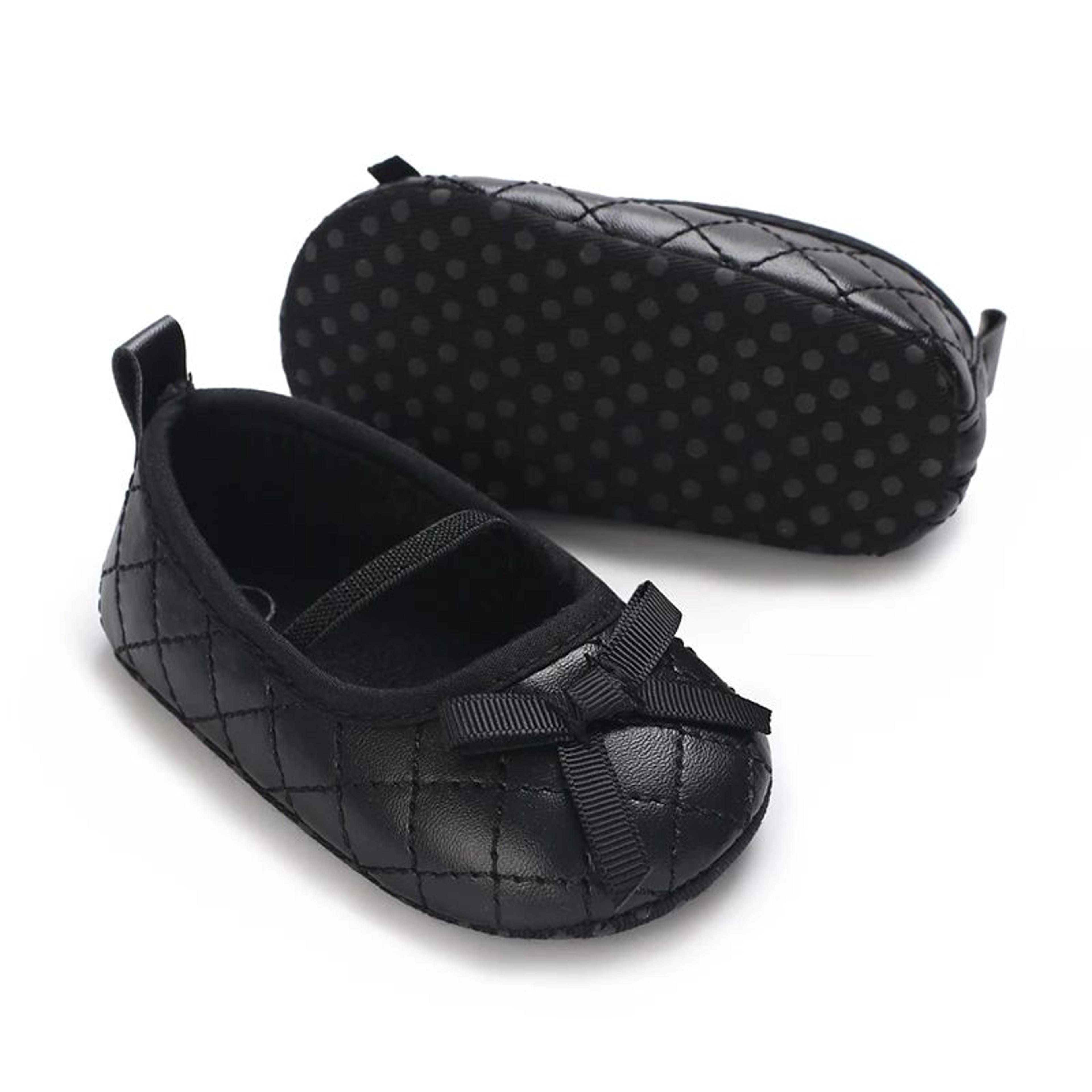 Baby Mary Jane Ballet Flats With Bow Soft Sole NonSlip Shoes 1