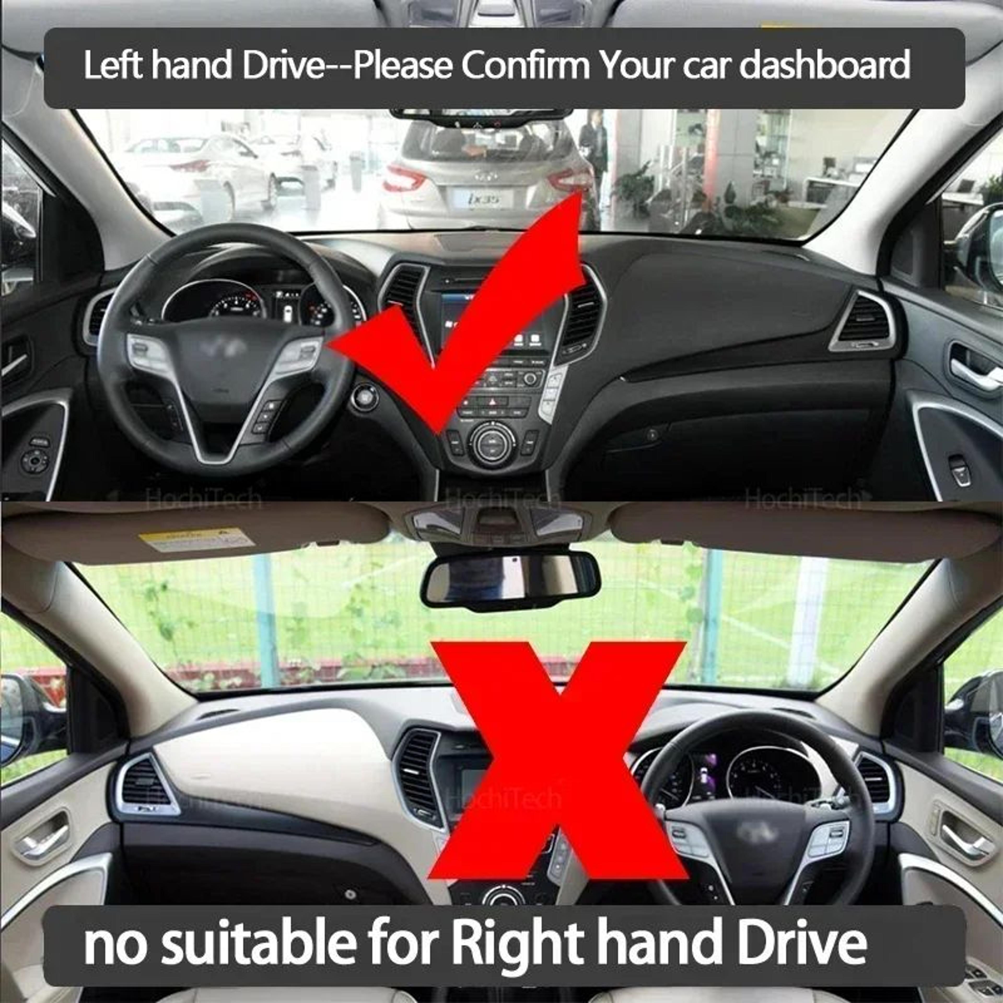 Hyundai Santa Fe 20132018 Dashboard Cover Sun Protection Dash Mat 3