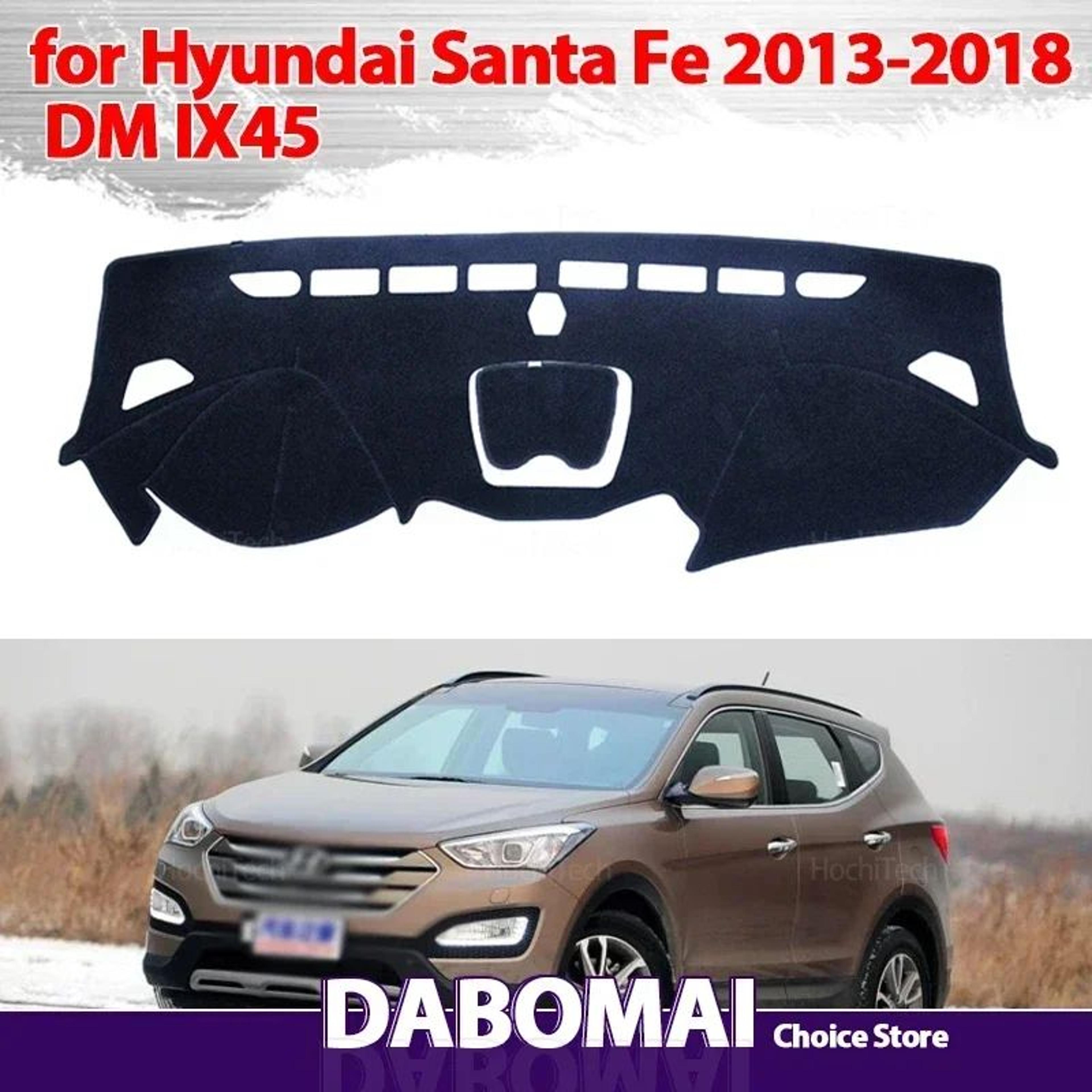 hyundai santa fe 2013-2018 dashboard cover sun protection dash mat