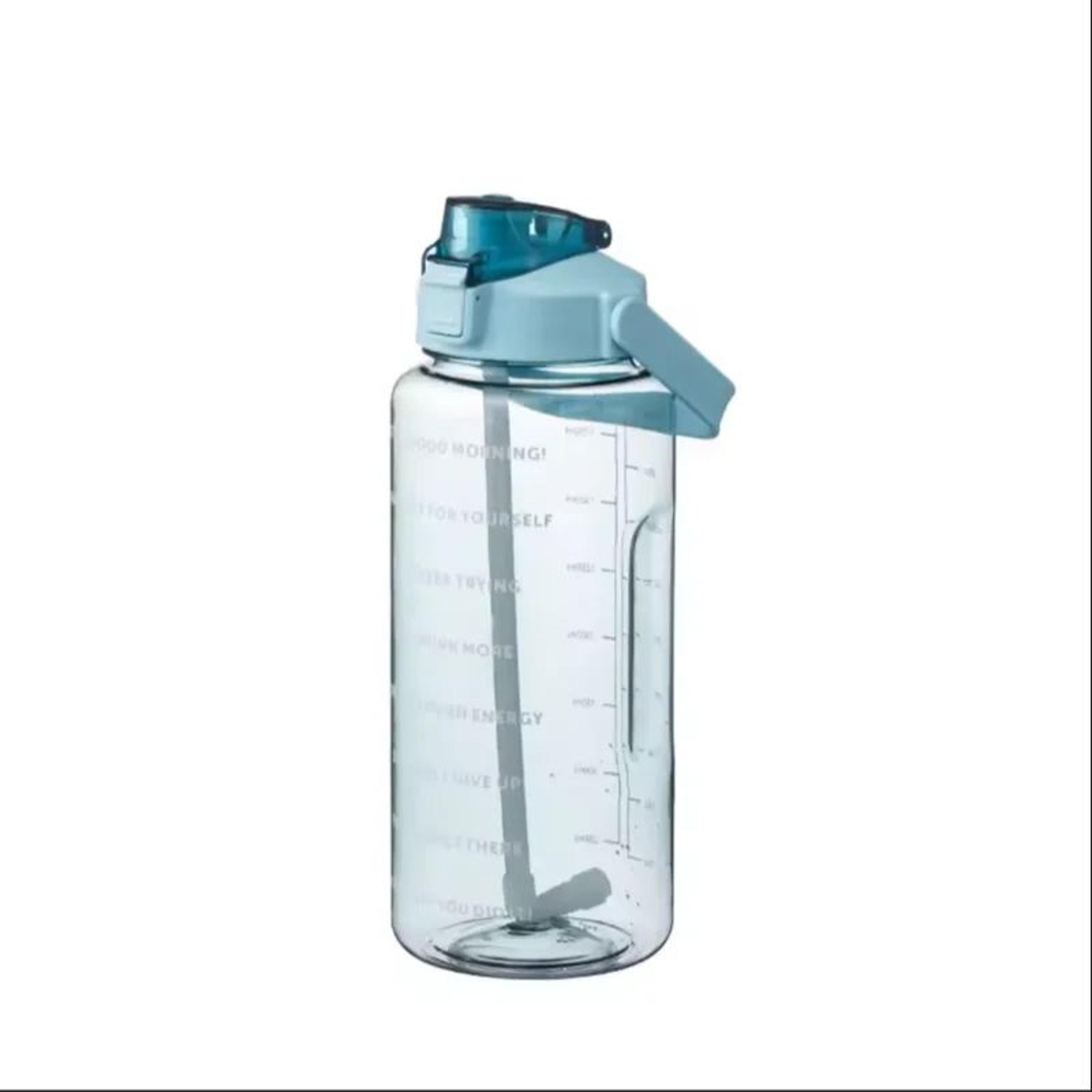 2L Large Capacity Water Bottle With Straw For Gym Sports And Travel 7