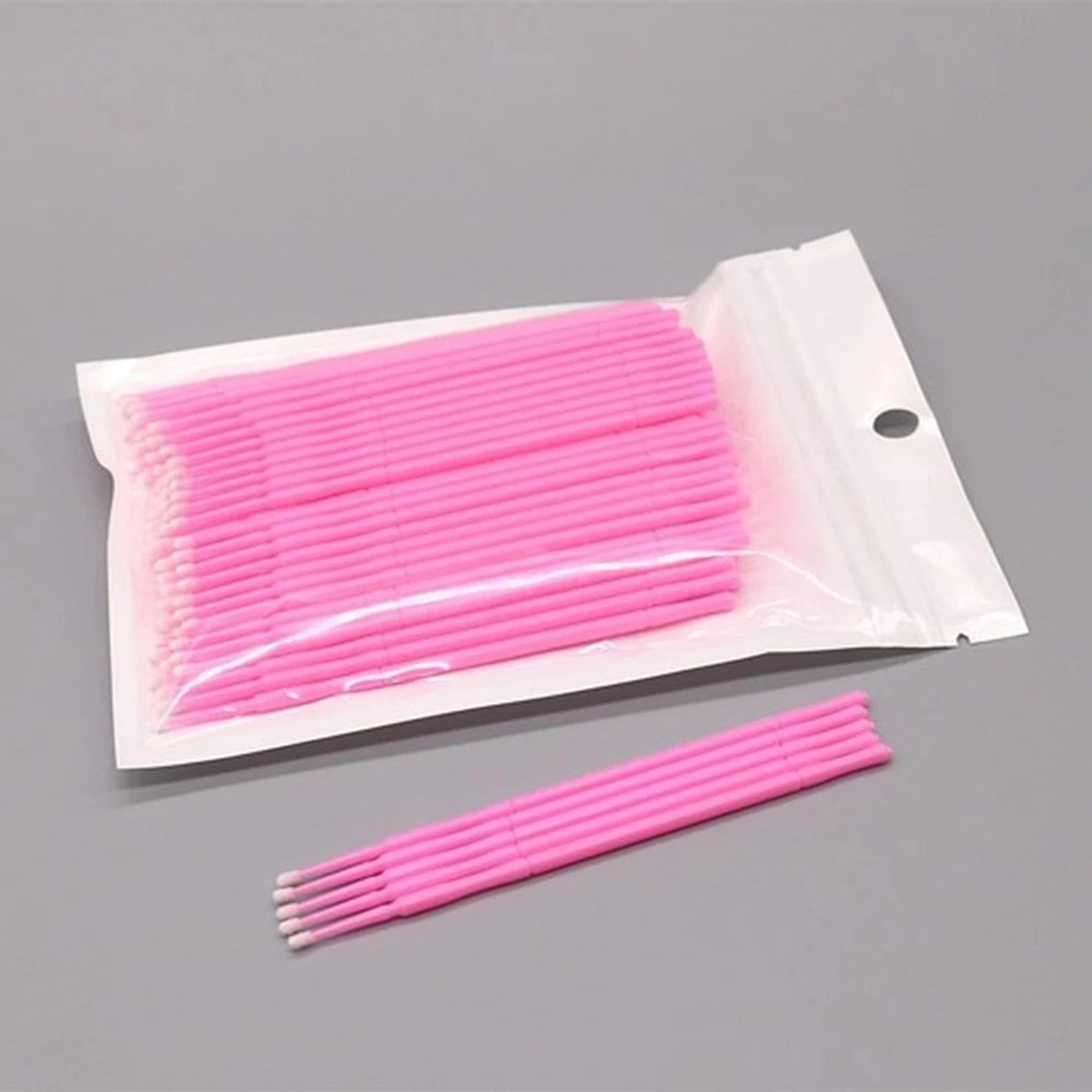 100PCS Disposable Micro Brushes For Eyelash Extensions And Precision Makeup Application 6