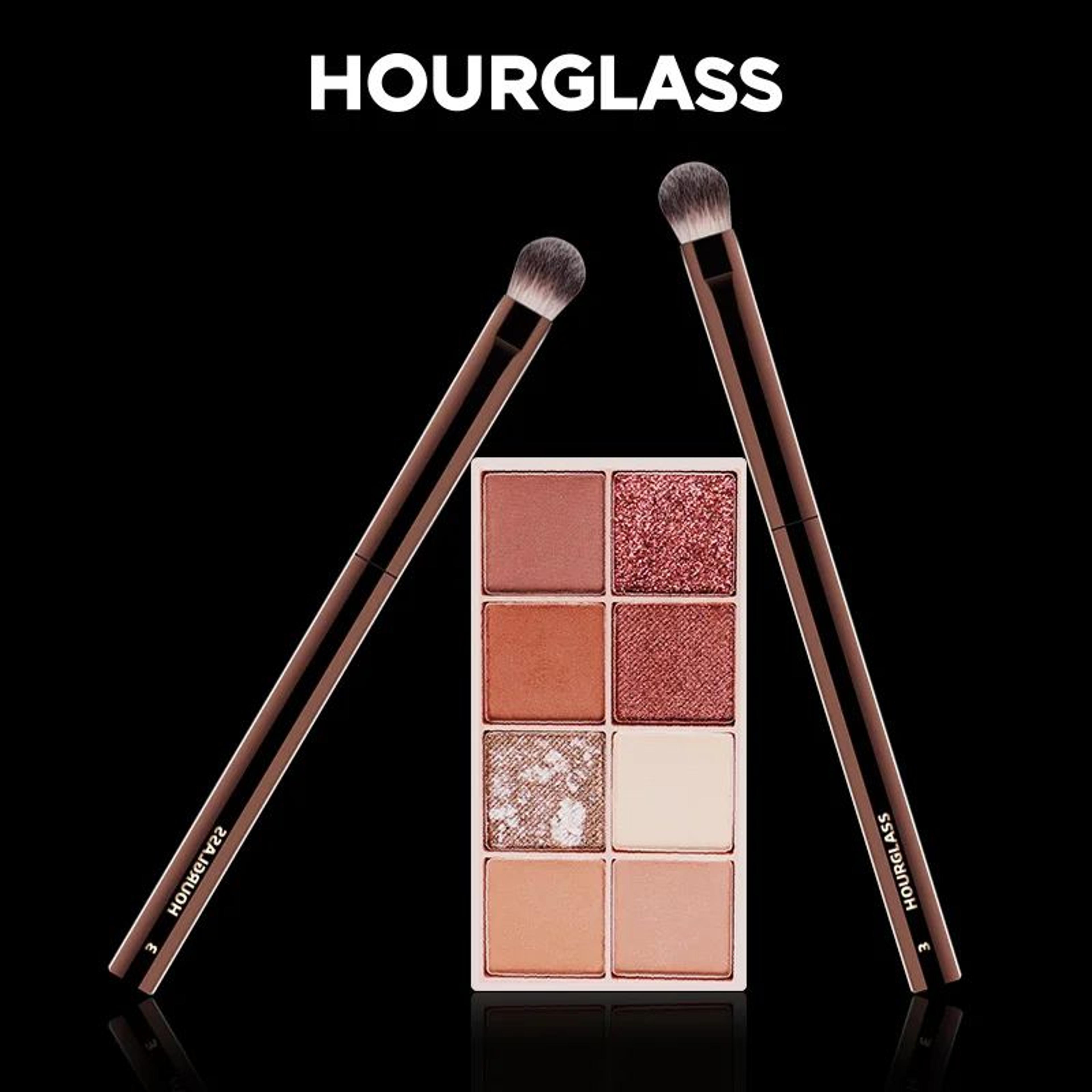 Hourglass Style Makeup Brushes For Foundation Powder Blush And Eye Makeup 3