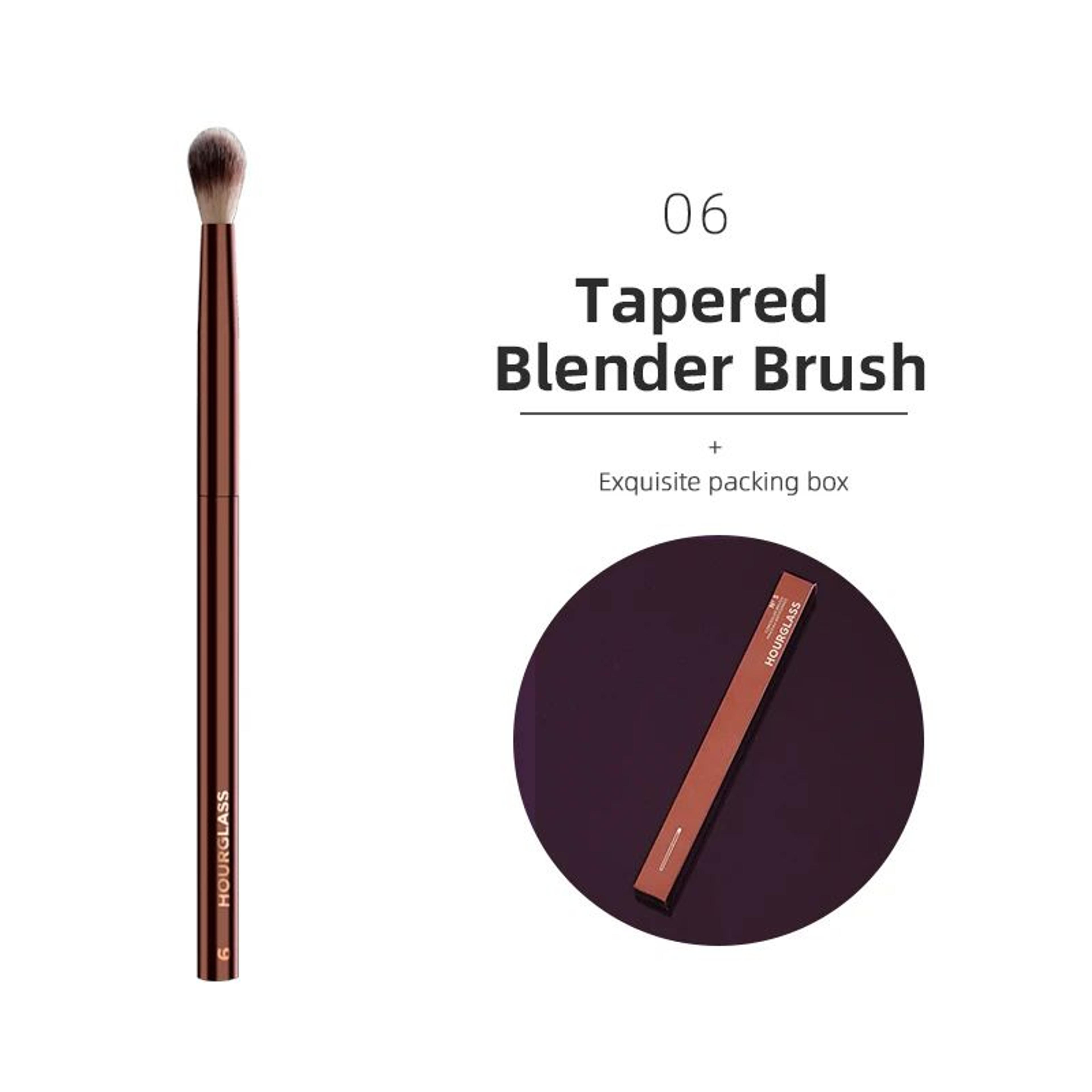Hourglass Style Makeup Brushes For Foundation Powder Blush And Eye Makeup 15