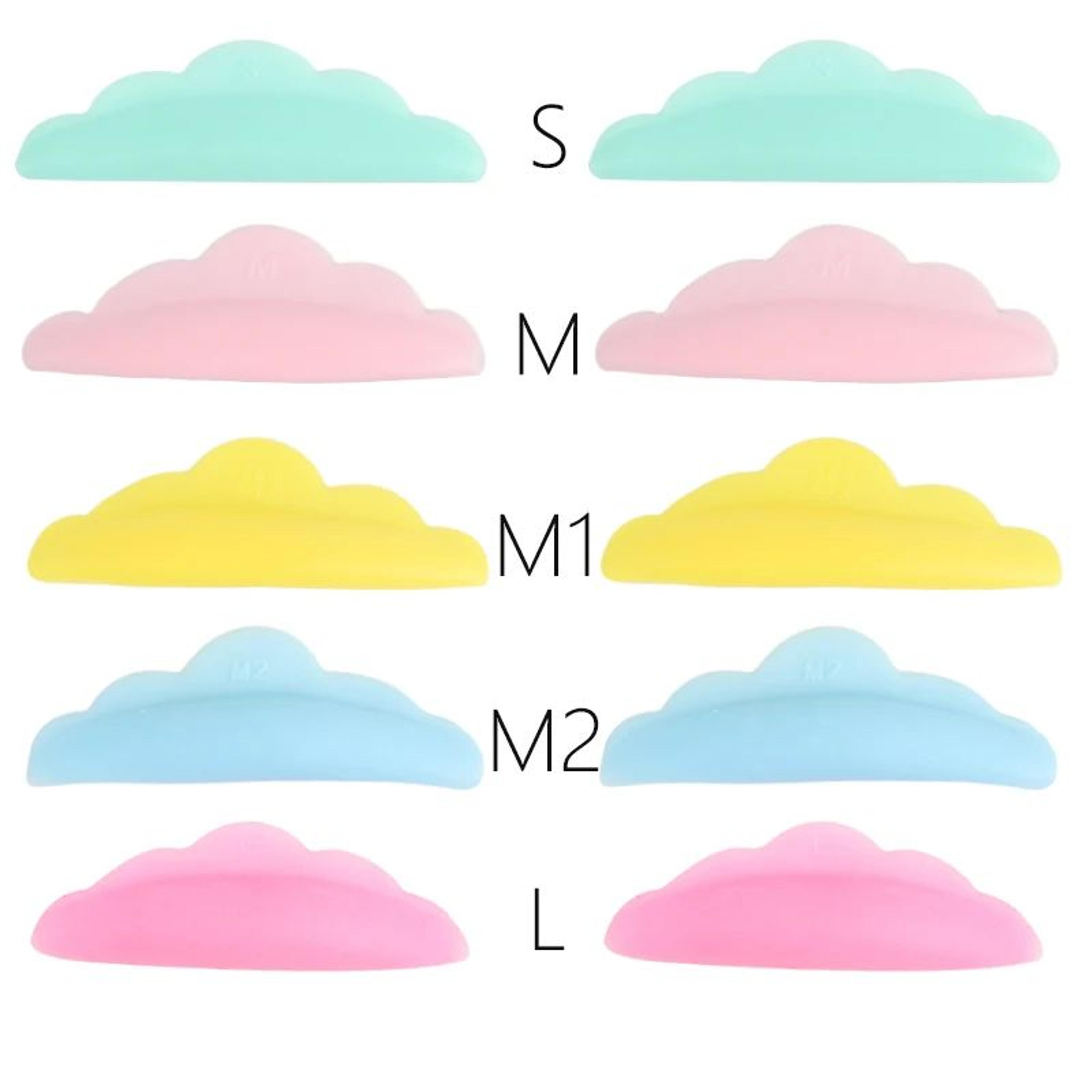 5 Pairs Silicone Eyelash Lift Shields 3D Lash Perm Pads For Natural Curling 5