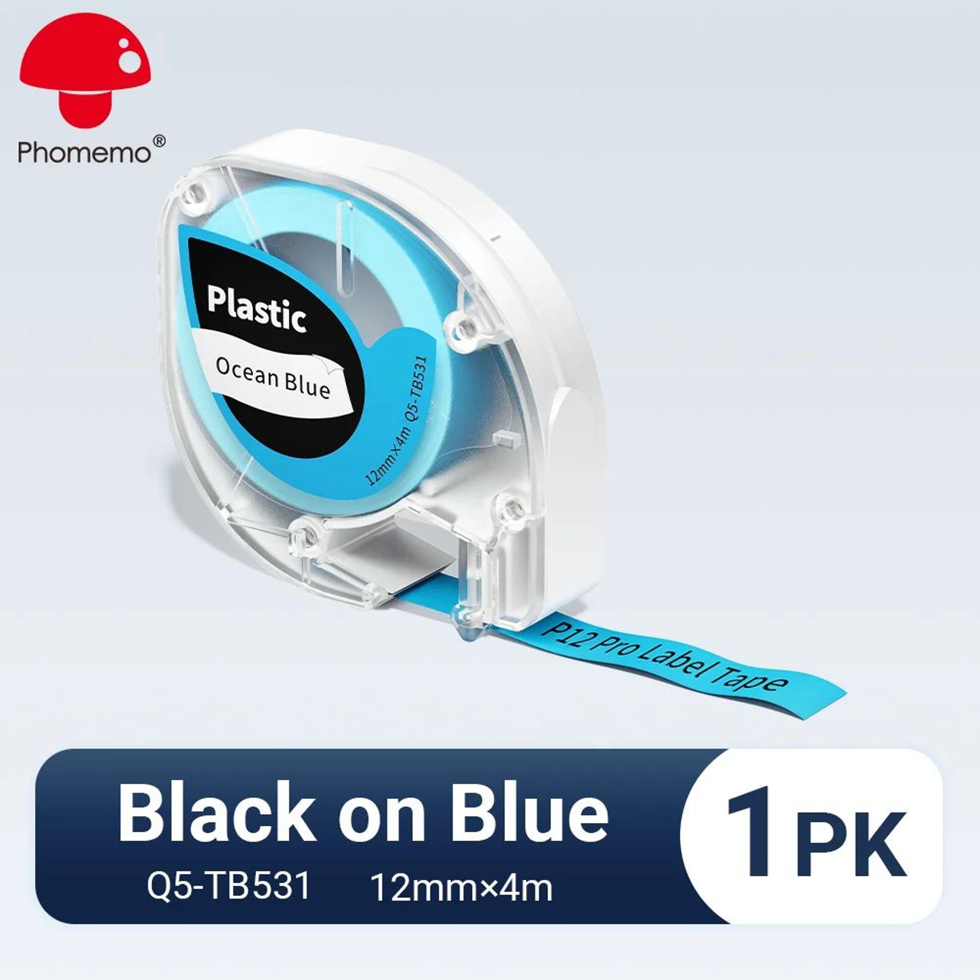 Compatible Replacement Label Maker Tape For Phomemo P12 P12 Pro And DYMO LetraTag 21