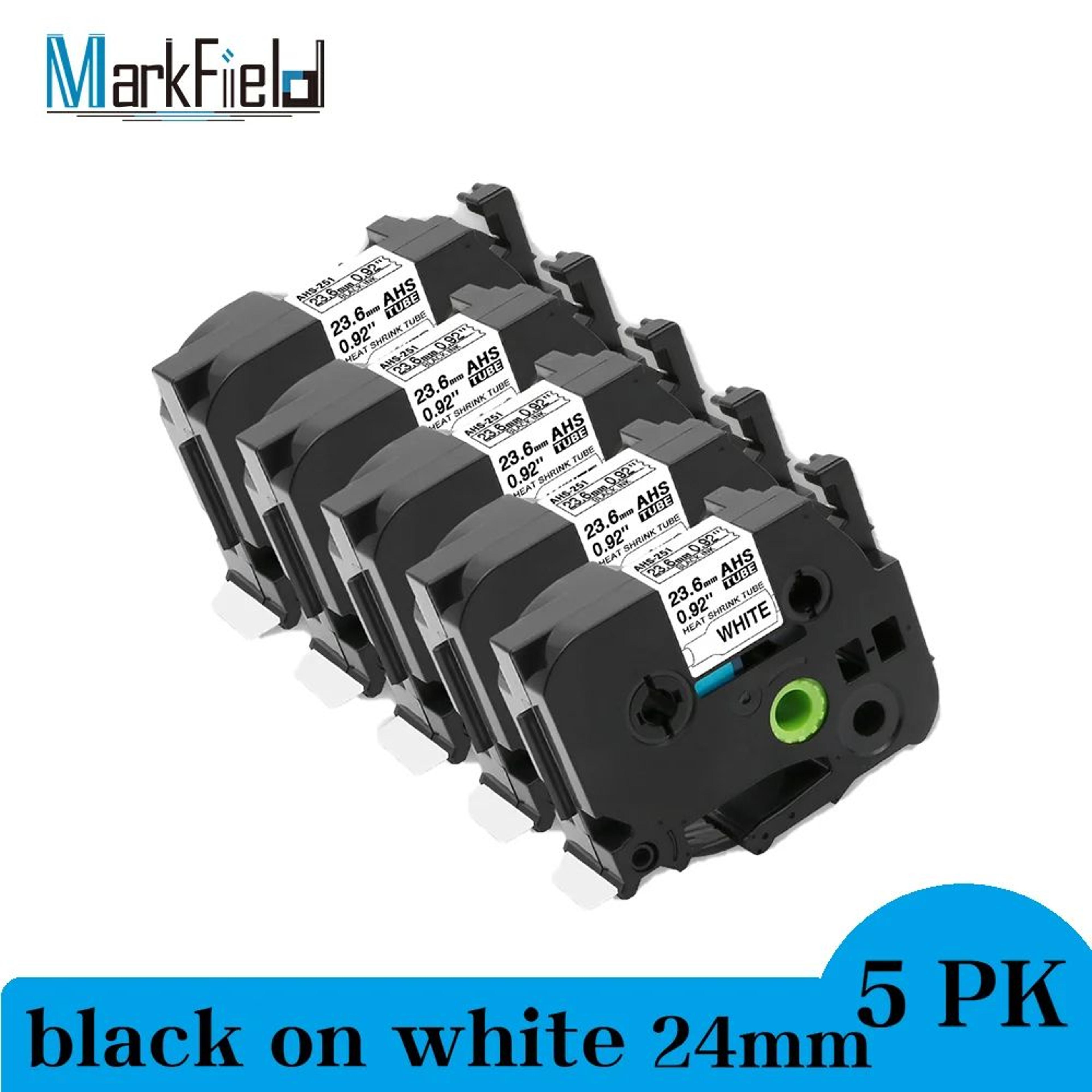 Compatible Brother HSe Heat Shrink Tube Label Tape 624mm For Ptouch Printers 510 Pack 20