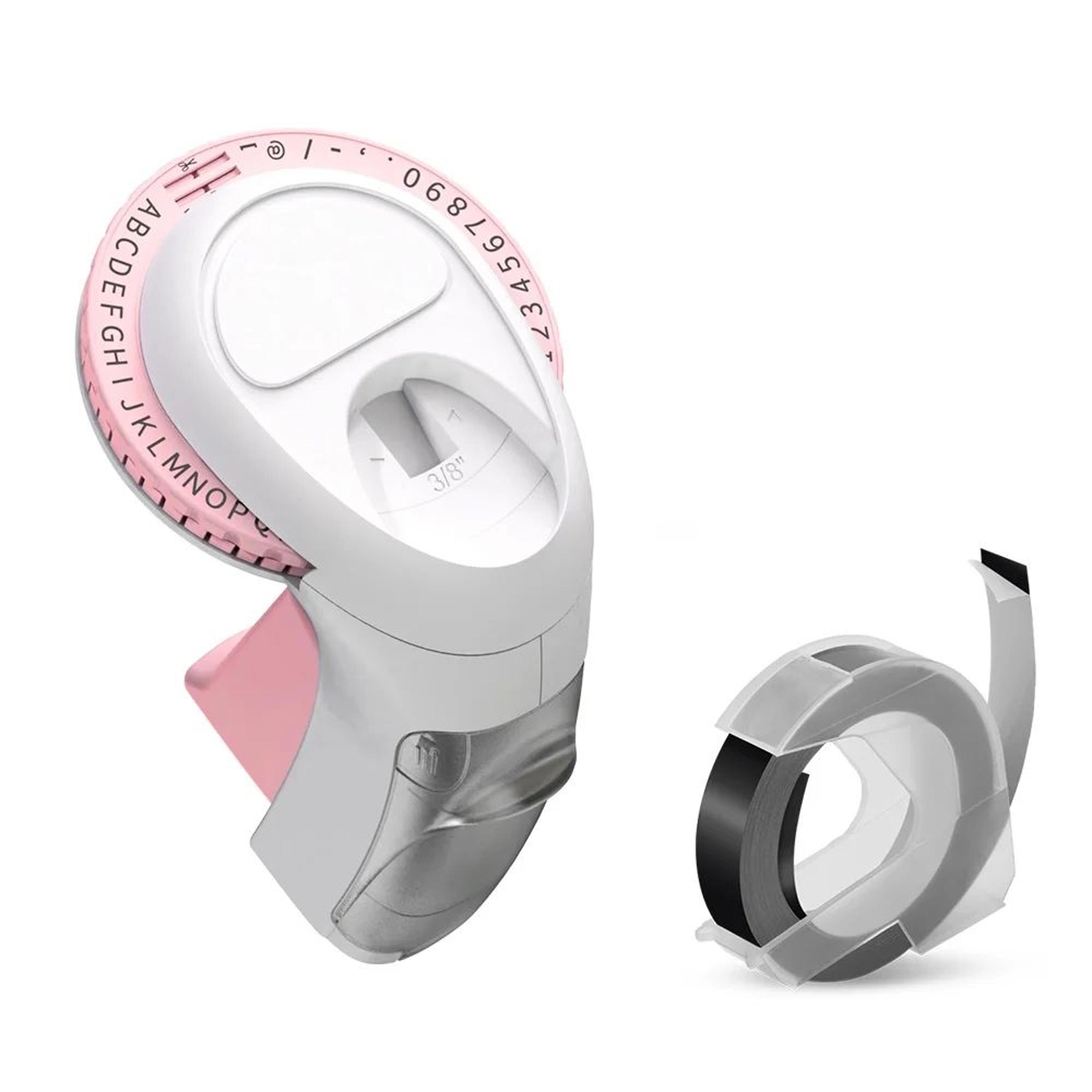 Omega S Portable Manual Embossing Label Maker With 9mm 3D Label Tape 7