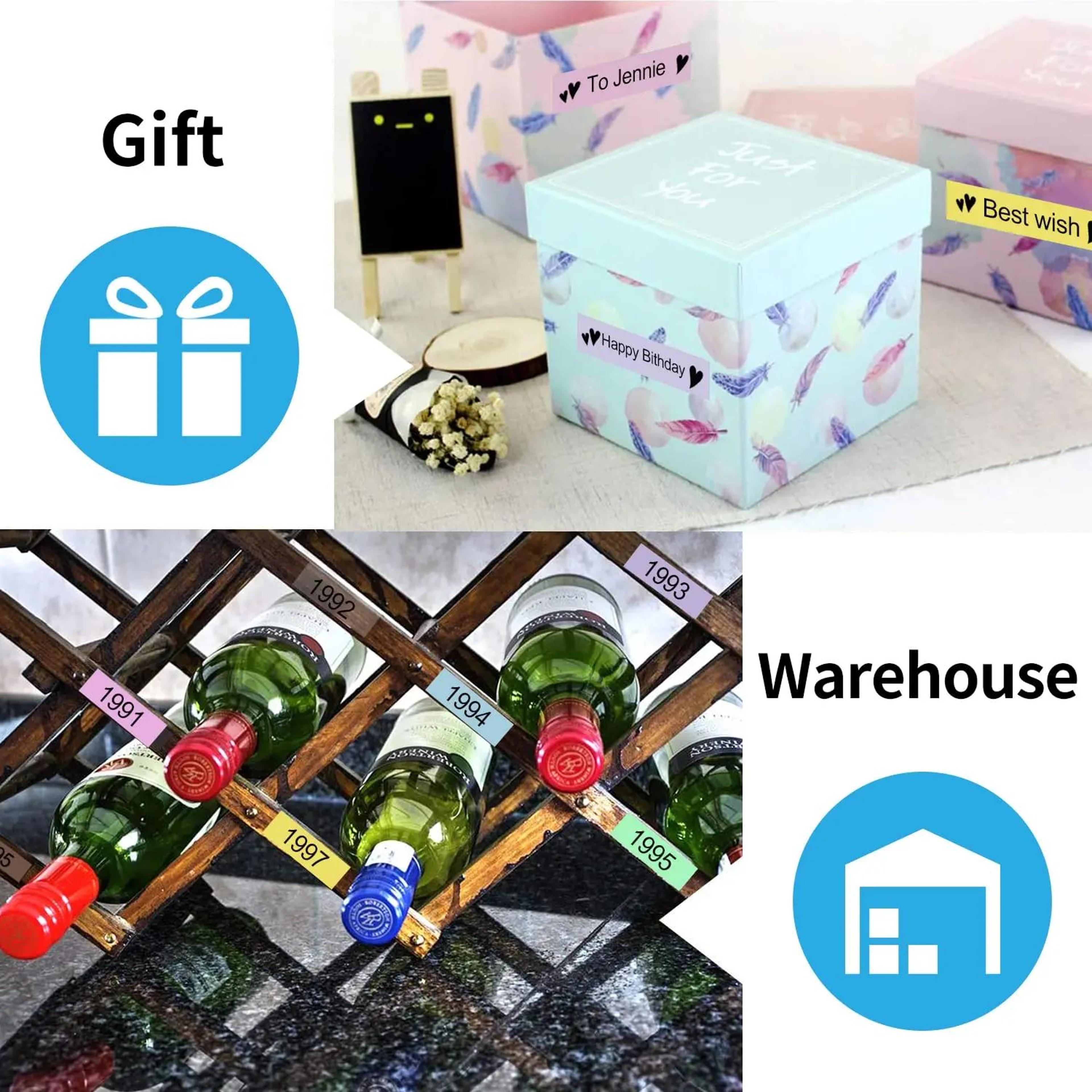 6 Pack Pastel Laminated Label Tape 12mm X 8m Compatible With Brother Ptouch Label Makers 5