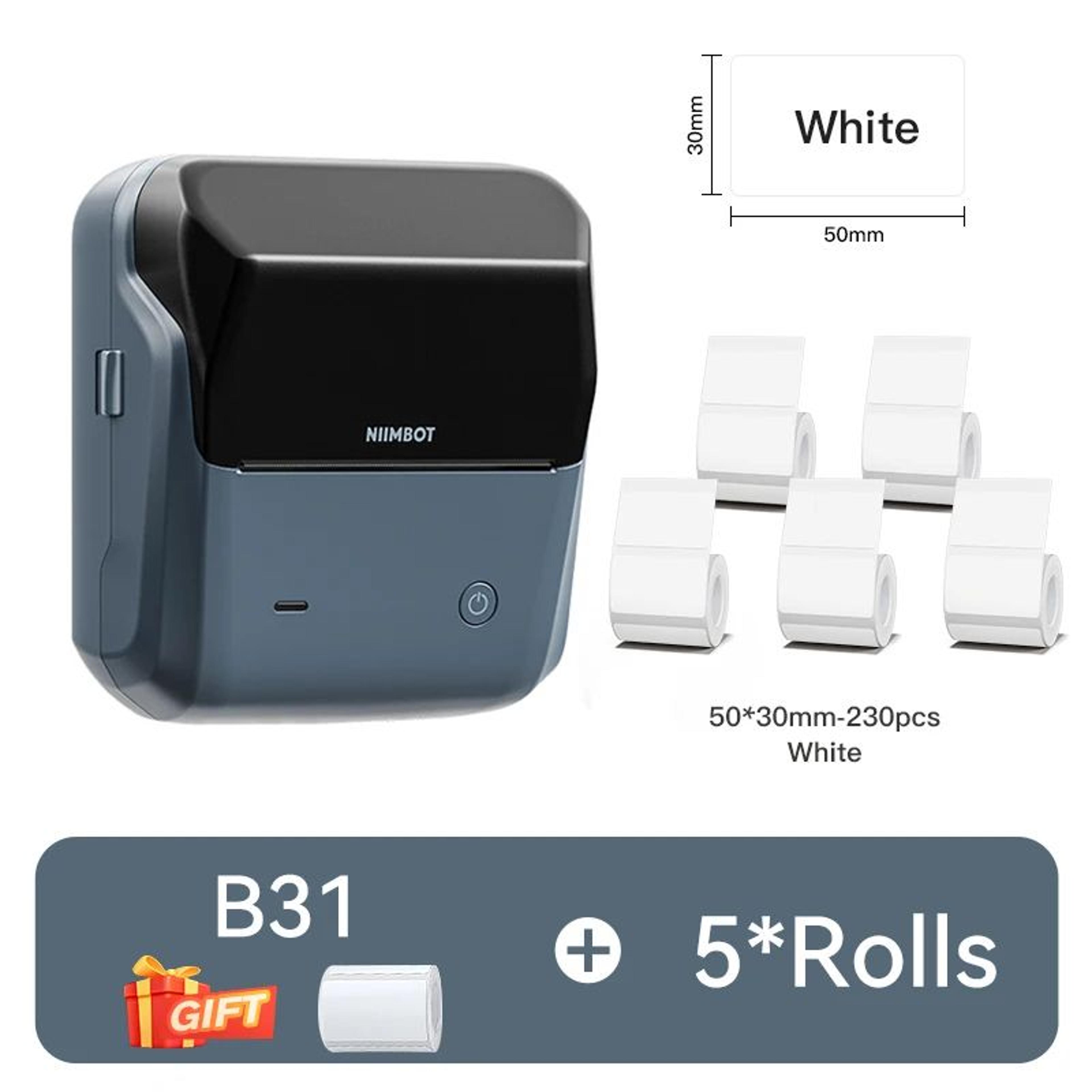Wireless Thermal Label Printer Portable Barcode And Sticker Maker 6