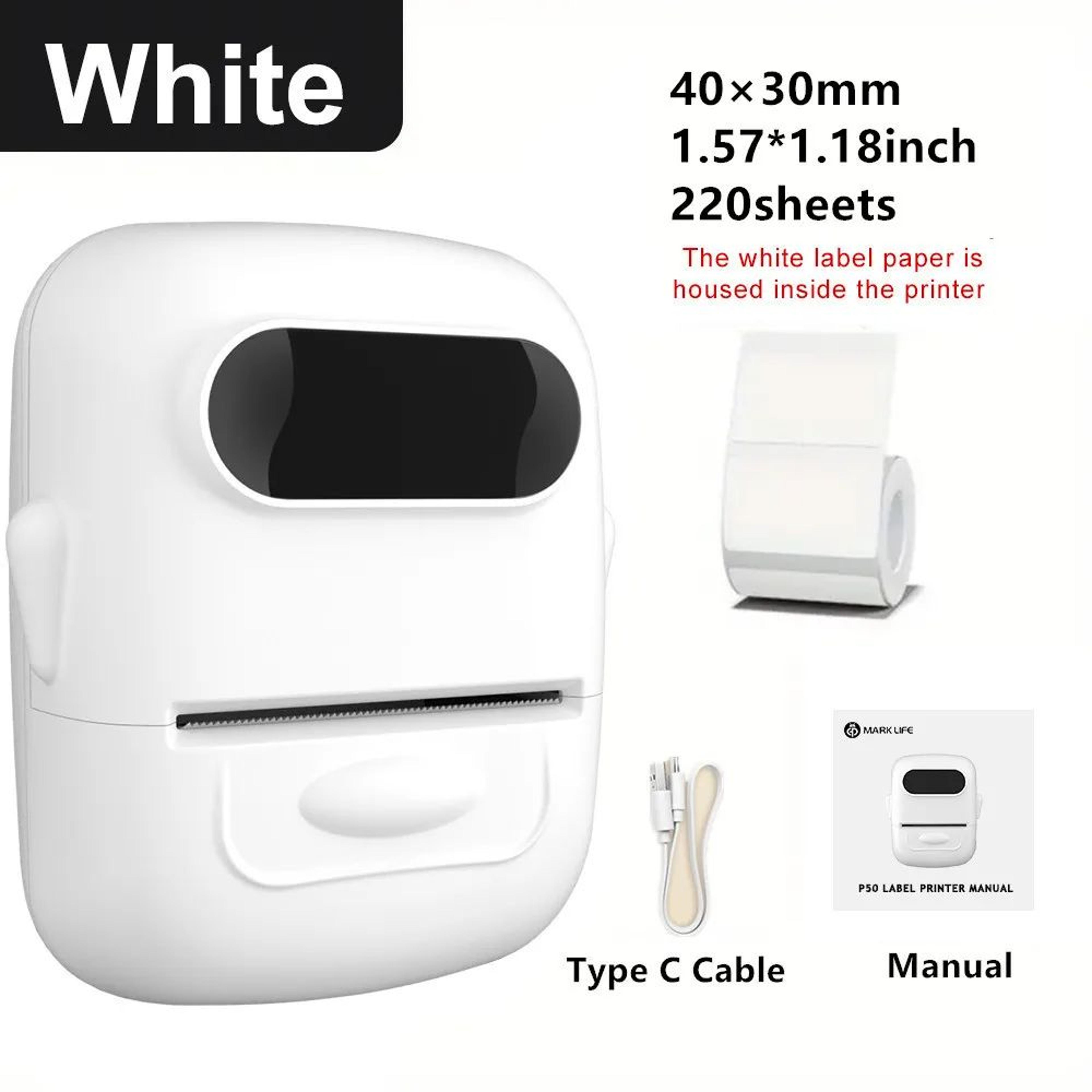 Portable Bluetooth Thermal Label Printer For Home Office And DIY Organization 8
