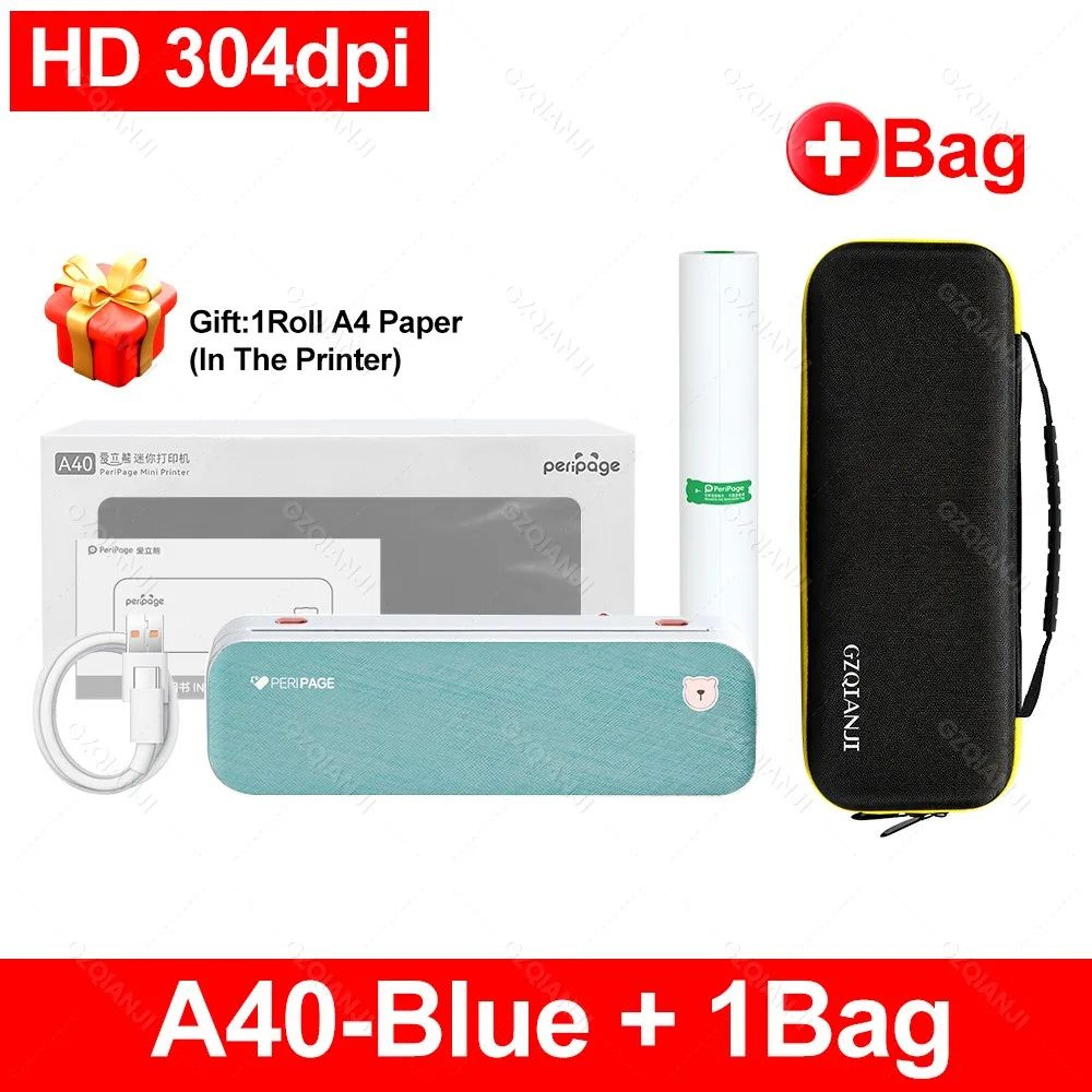 Peripage A40 Wireless Portable A4 Thermal Printer 304 DPI For Travel And Office 14