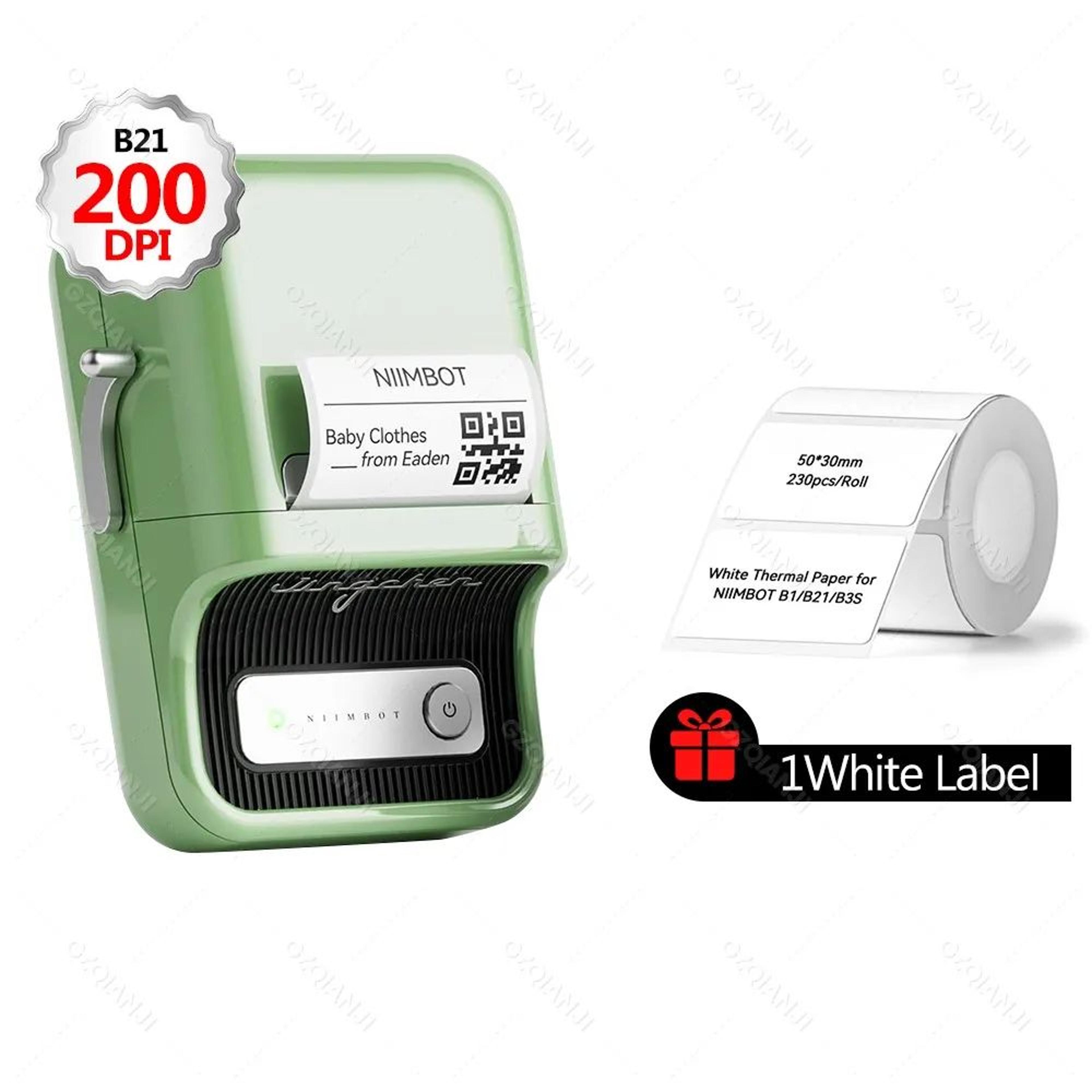 300DPI B21 Pro Wireless Bluetooth Thermal Label Printer For Home And Business 6