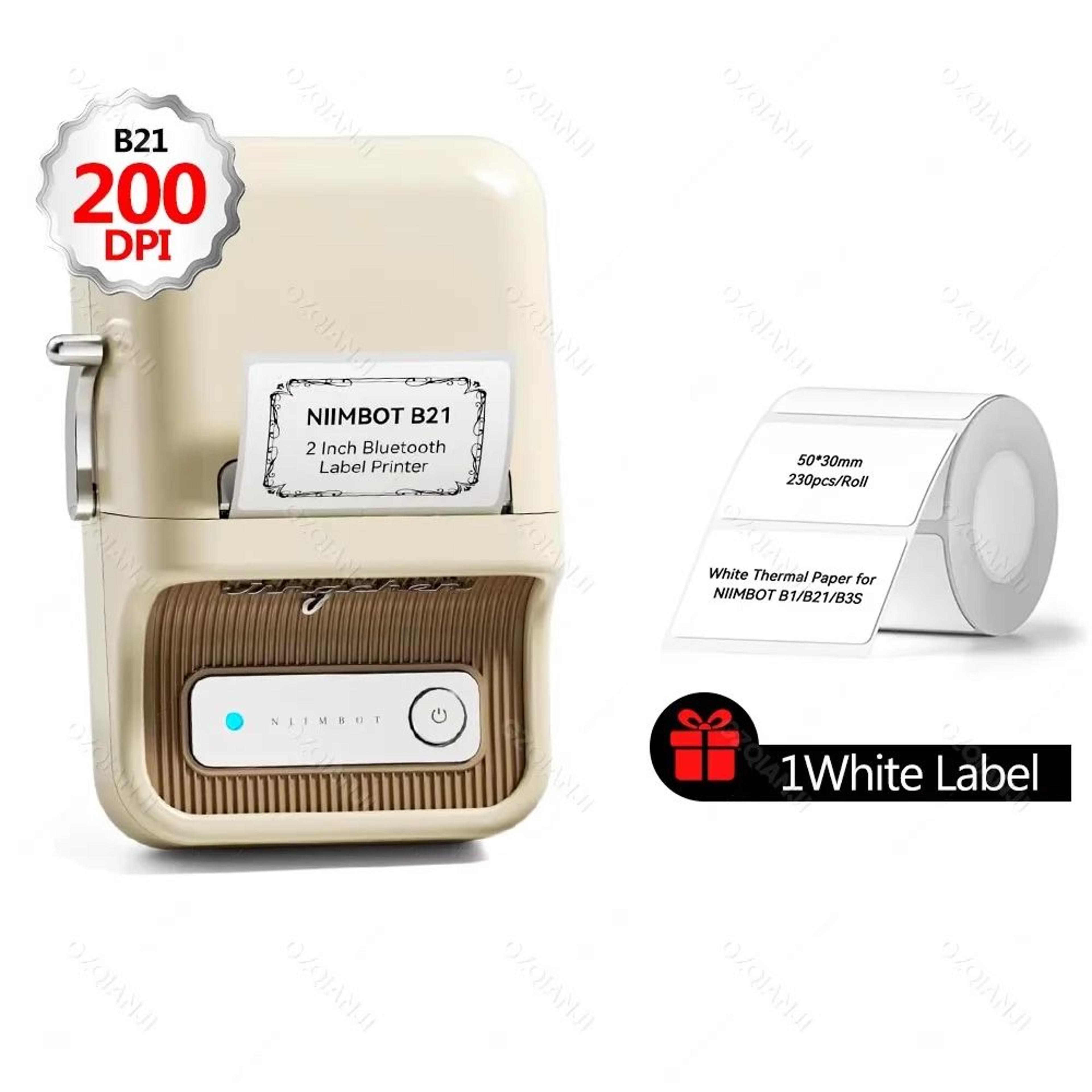 300DPI B21 Pro Wireless Bluetooth Thermal Label Printer For Home And Business 9