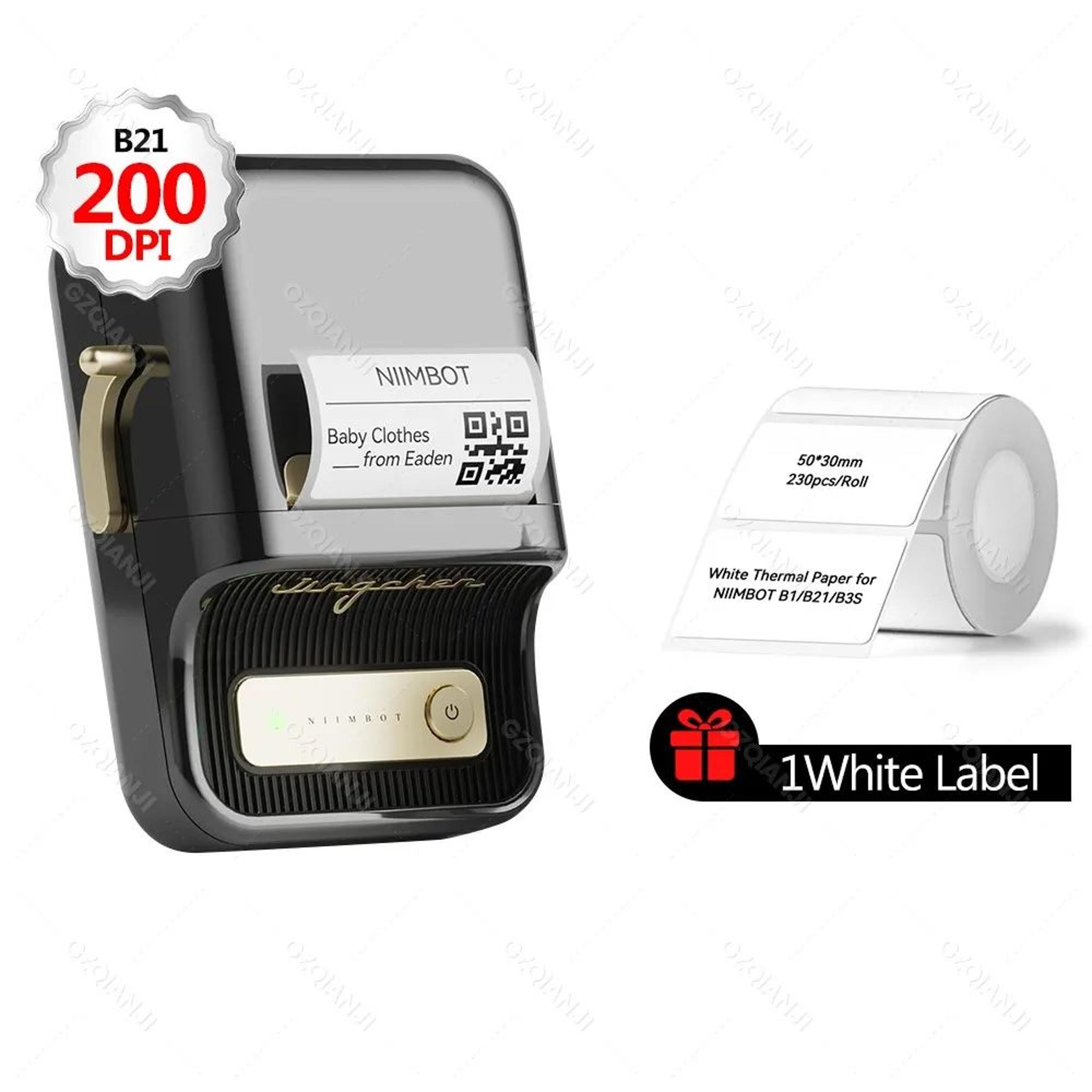 300DPI B21 Pro Wireless Bluetooth Thermal Label Printer For Home And Business 7