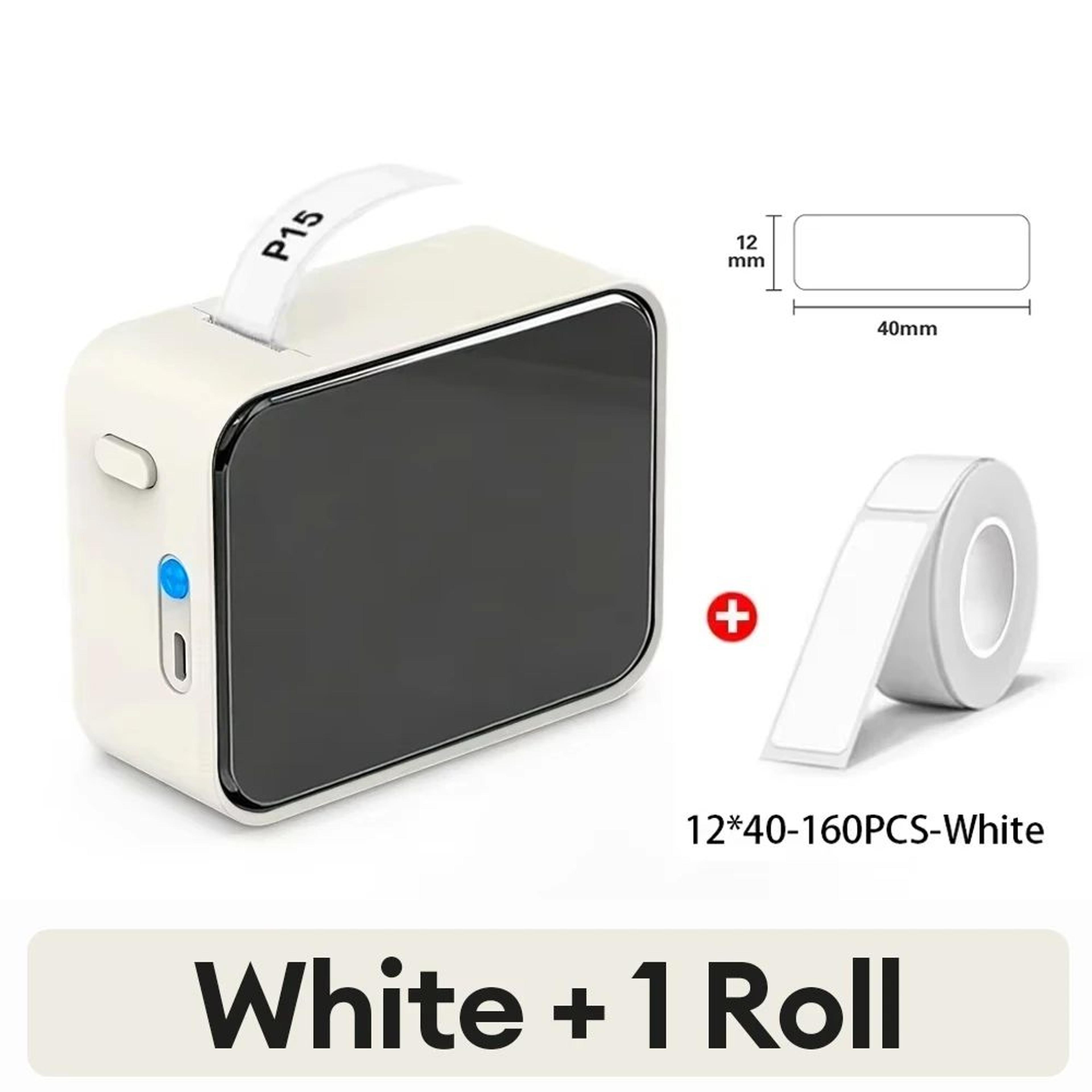 P15 Mini Bluetooth Thermal Label Printer Portable Wireless Sticker Maker 6