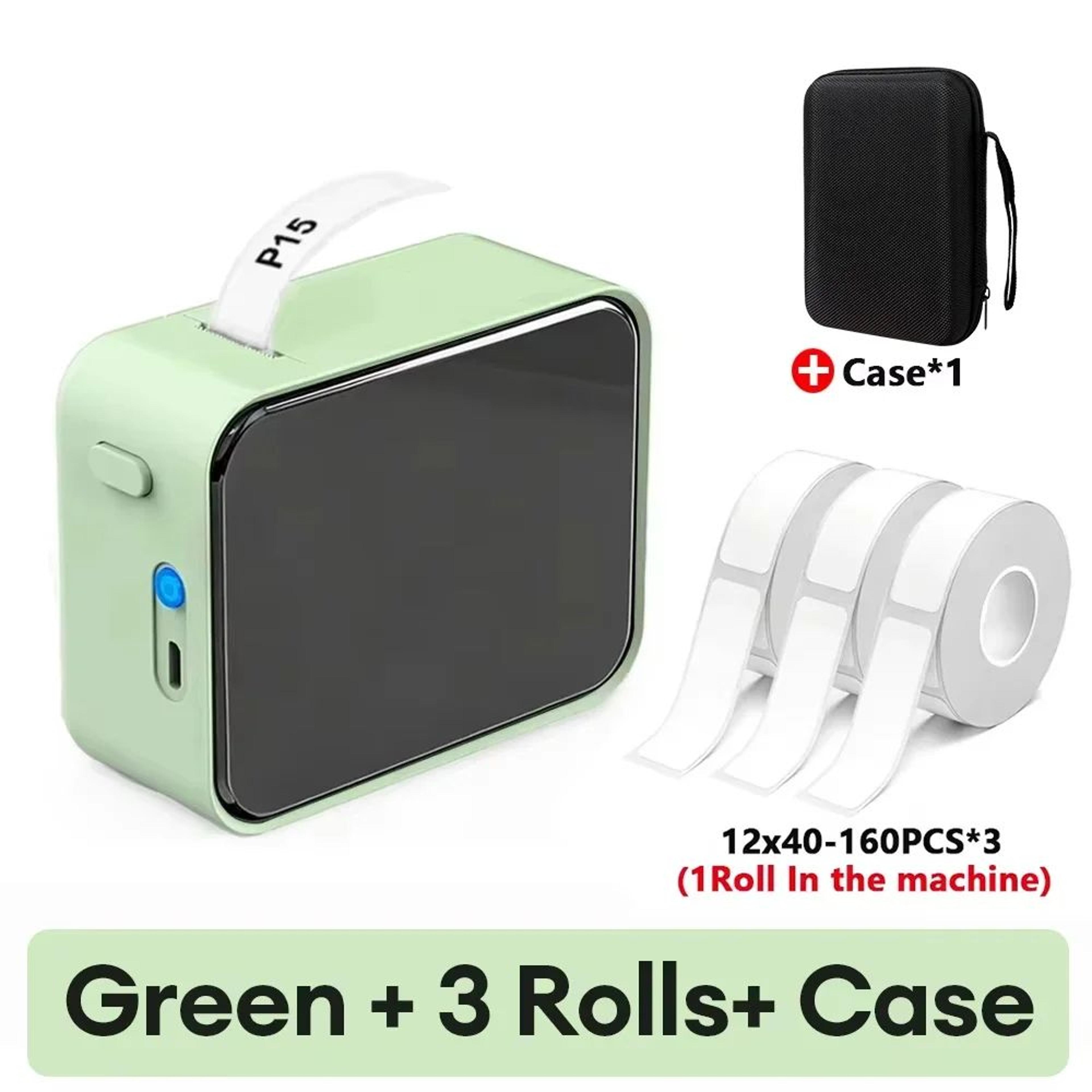 P15 Mini Bluetooth Thermal Label Printer Portable Wireless Sticker Maker 7