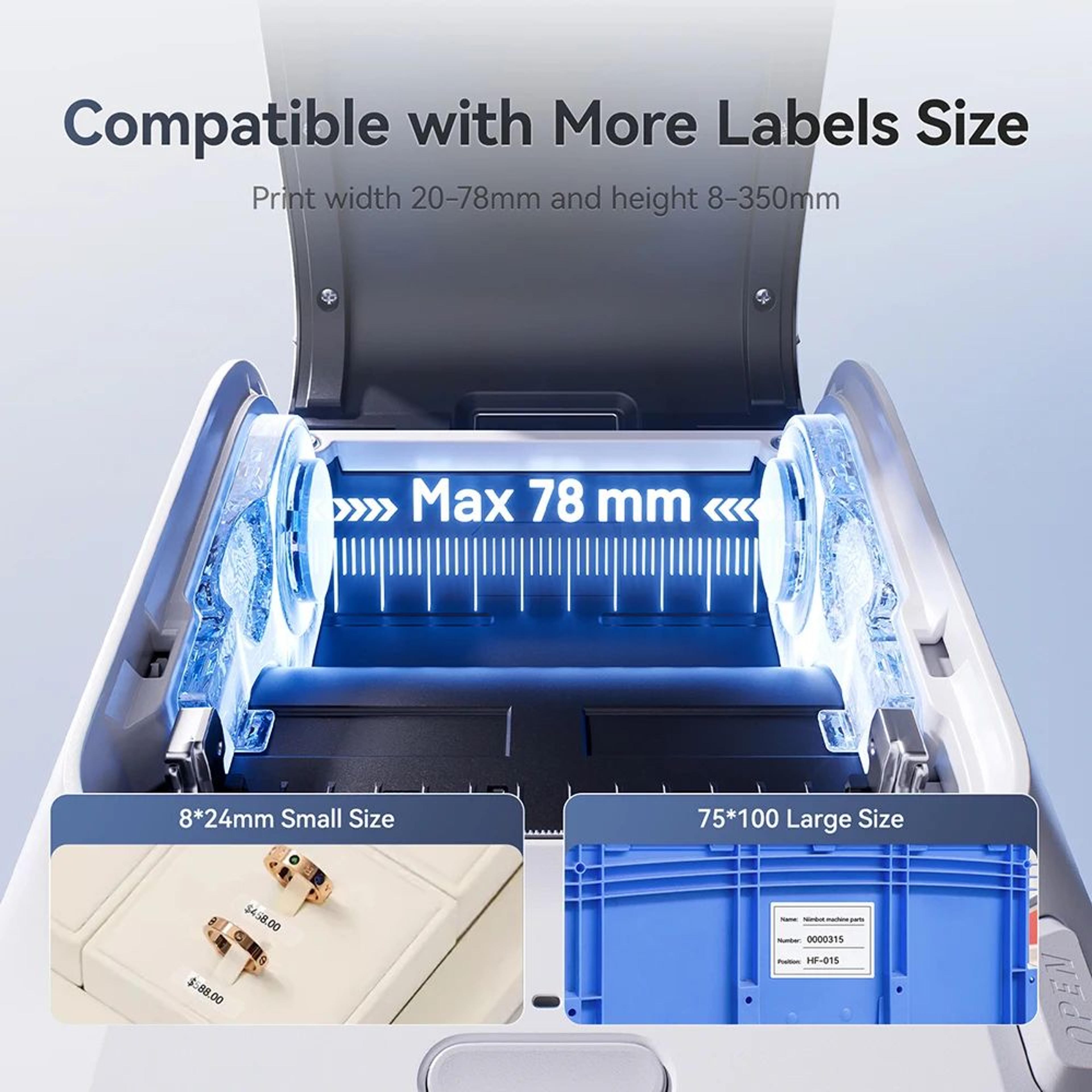 M3 300 DPI Wireless Thermal Transfer Label Printer For Home And Office 4