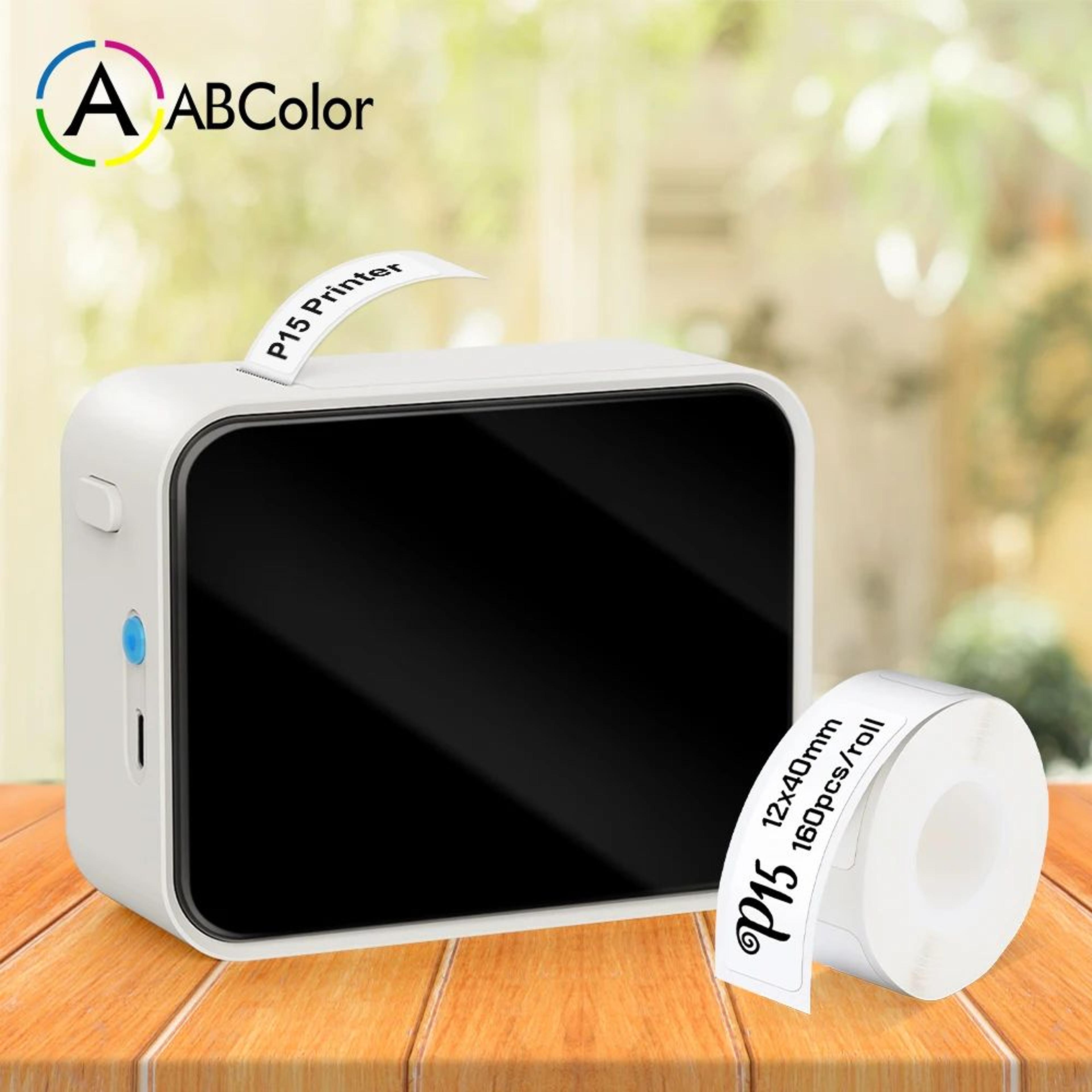 Portable Bluetooth Thermal Label Printer P15 Wireless Inkless Sticker Maker 13