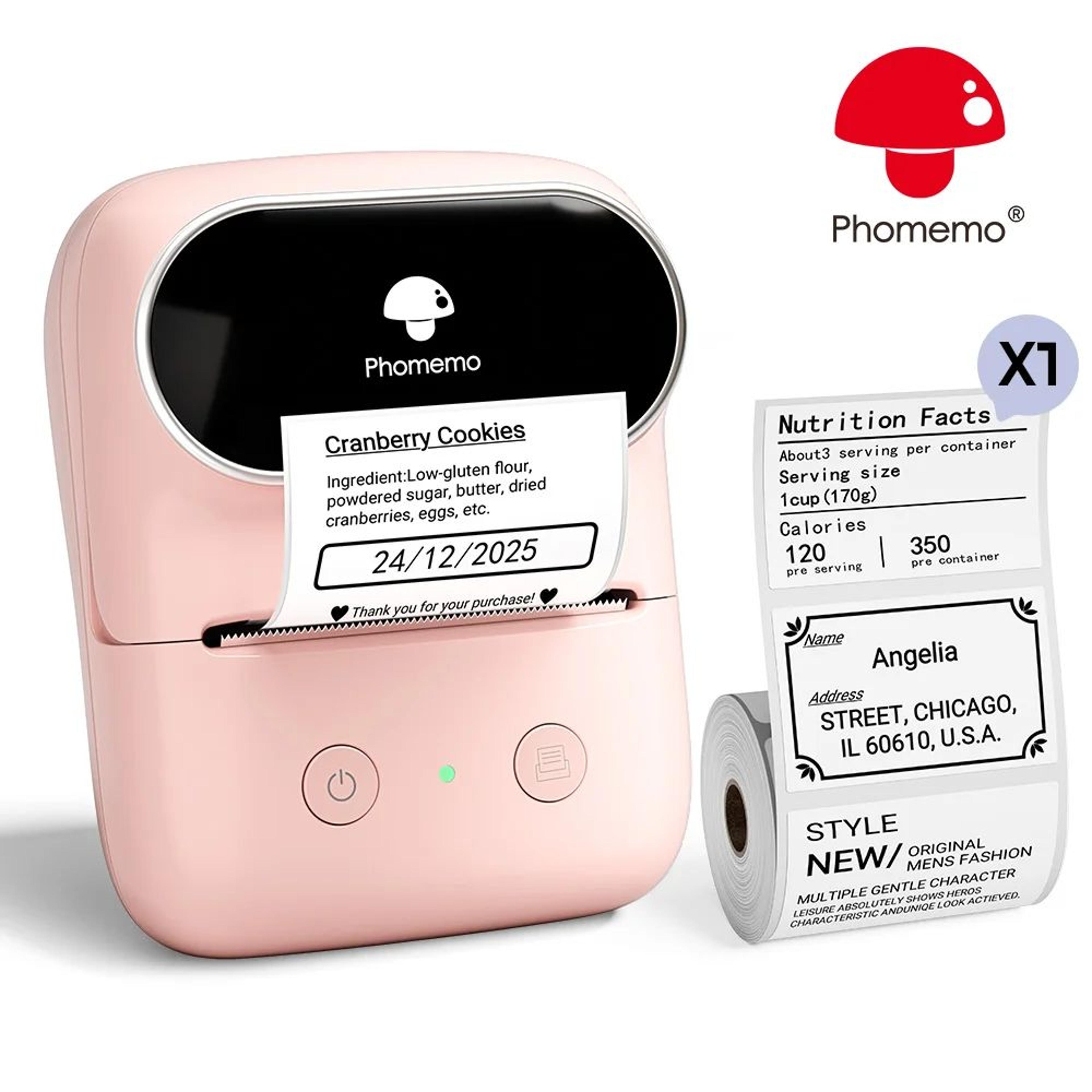 Portable Bluetooth Thermal Label Printer 2050mm Wireless Sticker Maker 6