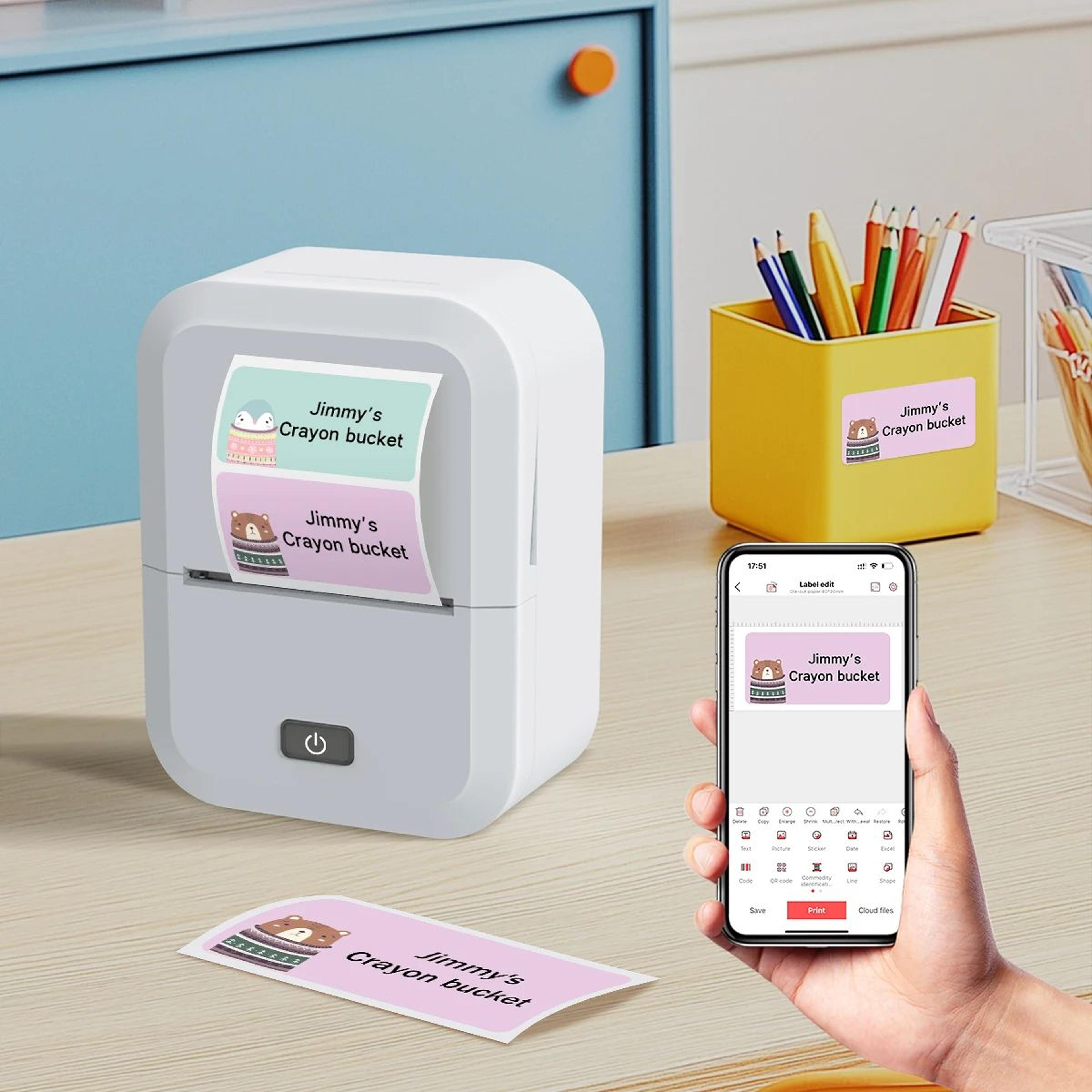 X2 Mini Portable Bluetooth Label Printer  Wireless Inkless Sticker Maker 0