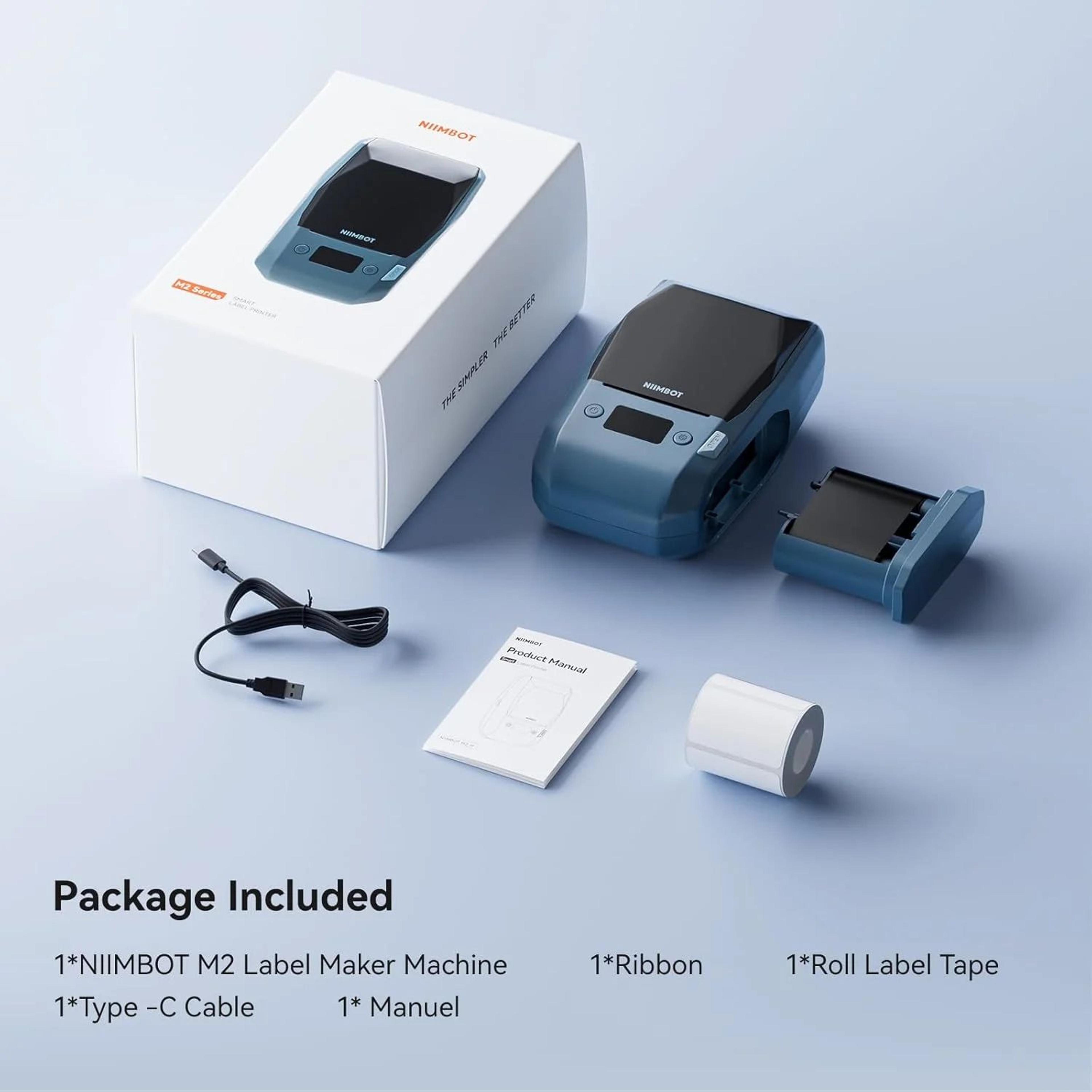 300 DPI Portable Thermal Transfer Label Printer M2 Wireless Sticker Maker 9