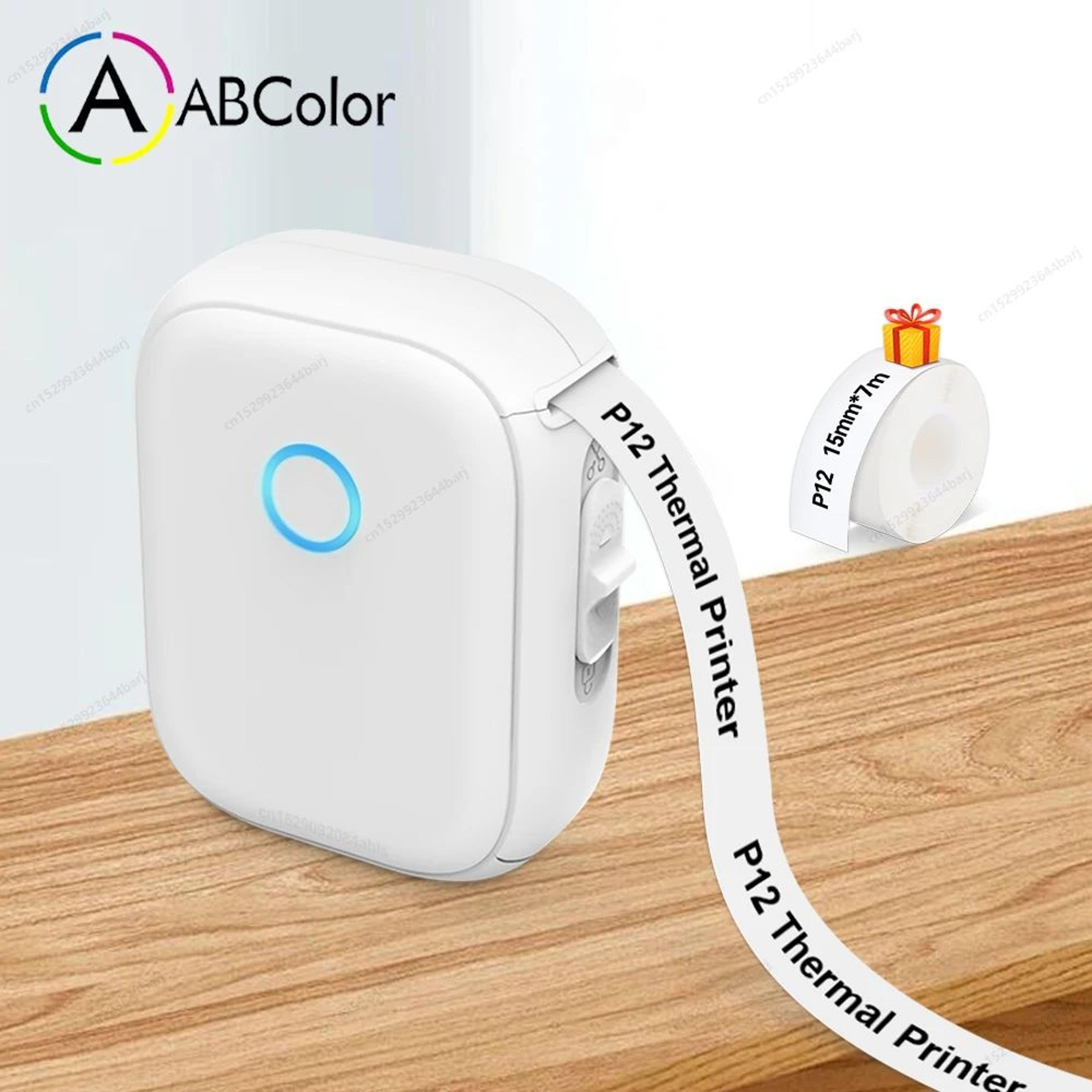 P12 Mini Inkless Thermal Label Printer With Auto Cut And SelfAdhesive Stickers 10