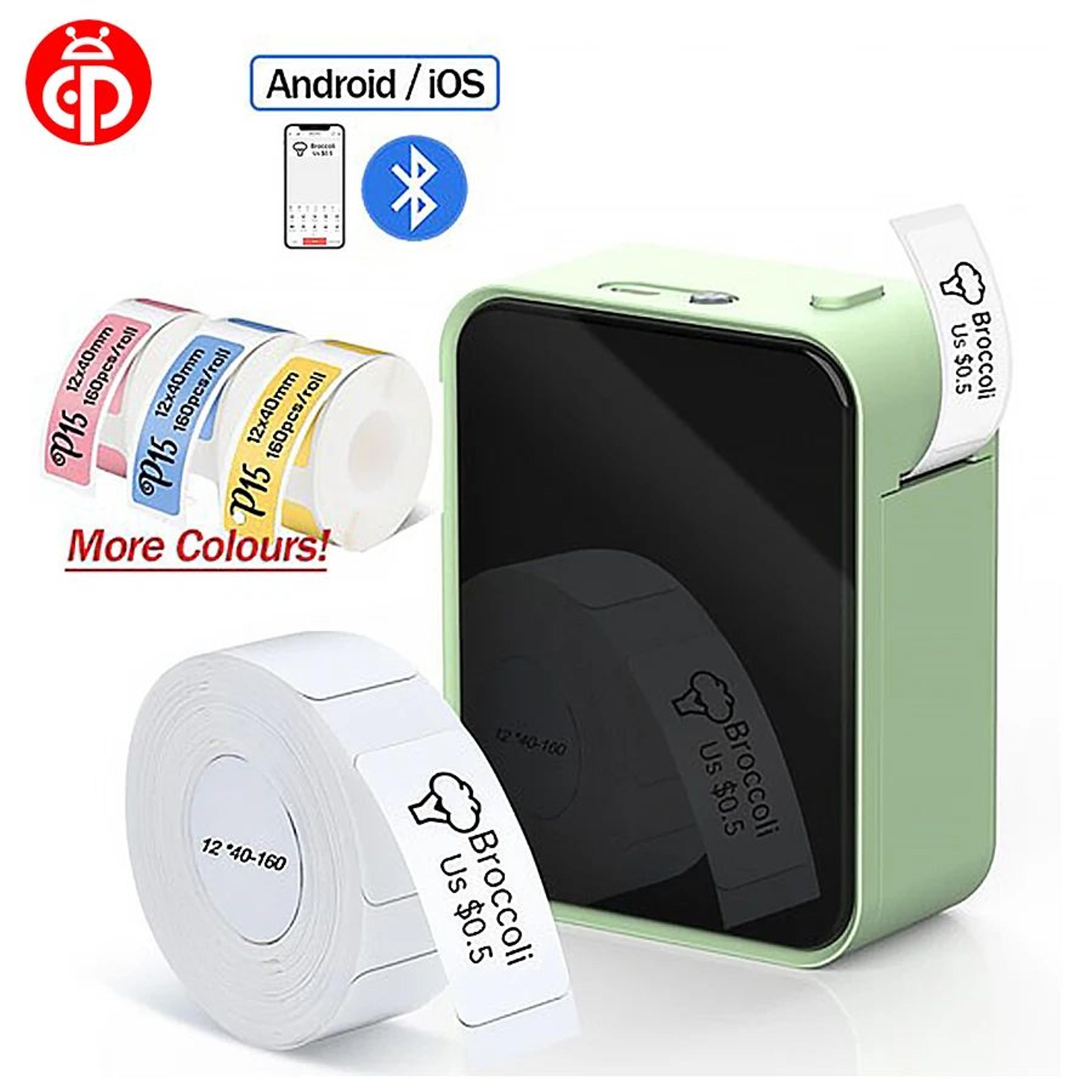 P15 Mini Bluetooth Thermal Label Printer Portable Sticker Maker For Home And Office 5
