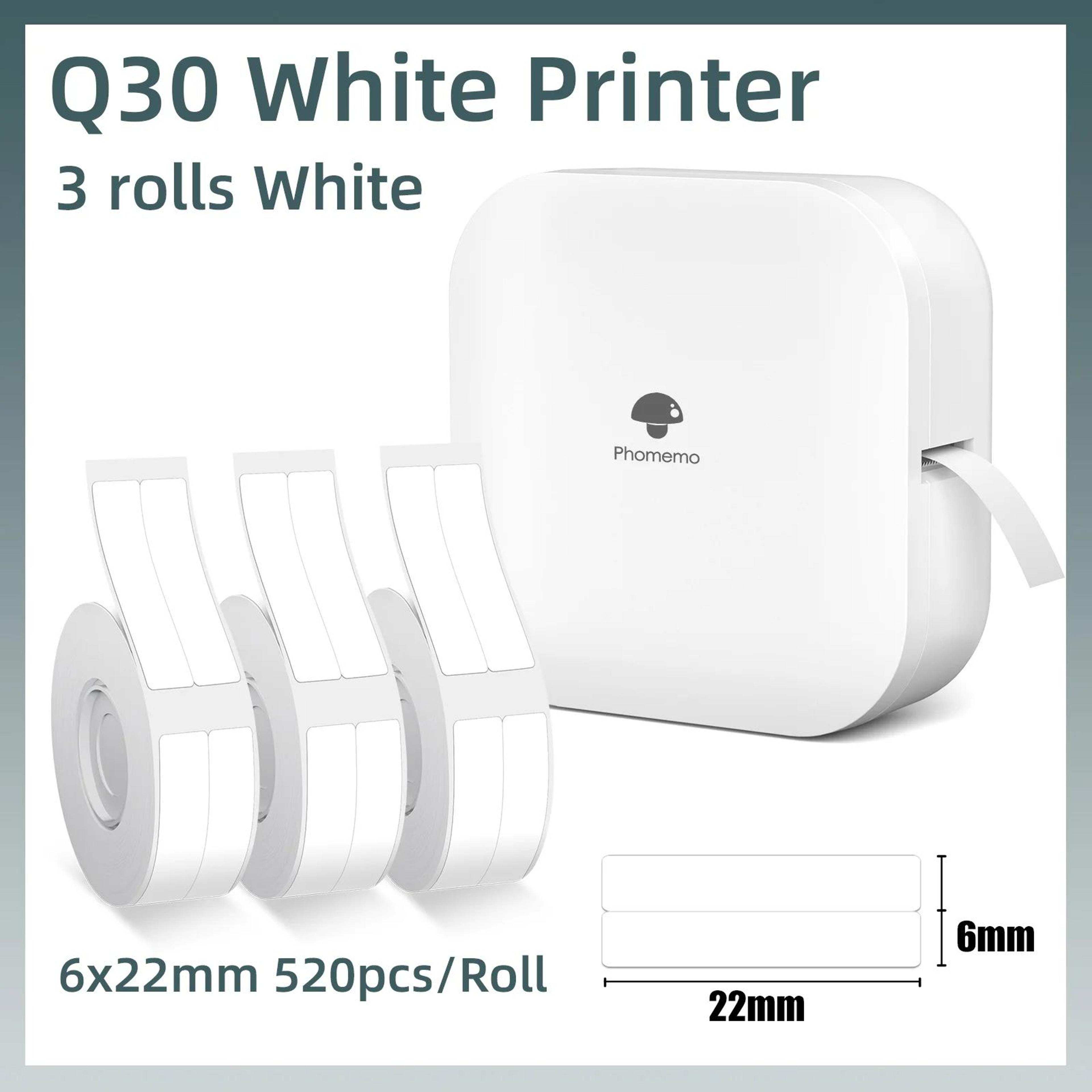 Q30 Mini Bluetooth Thermal Label Printer Wireless Sticker Maker 9