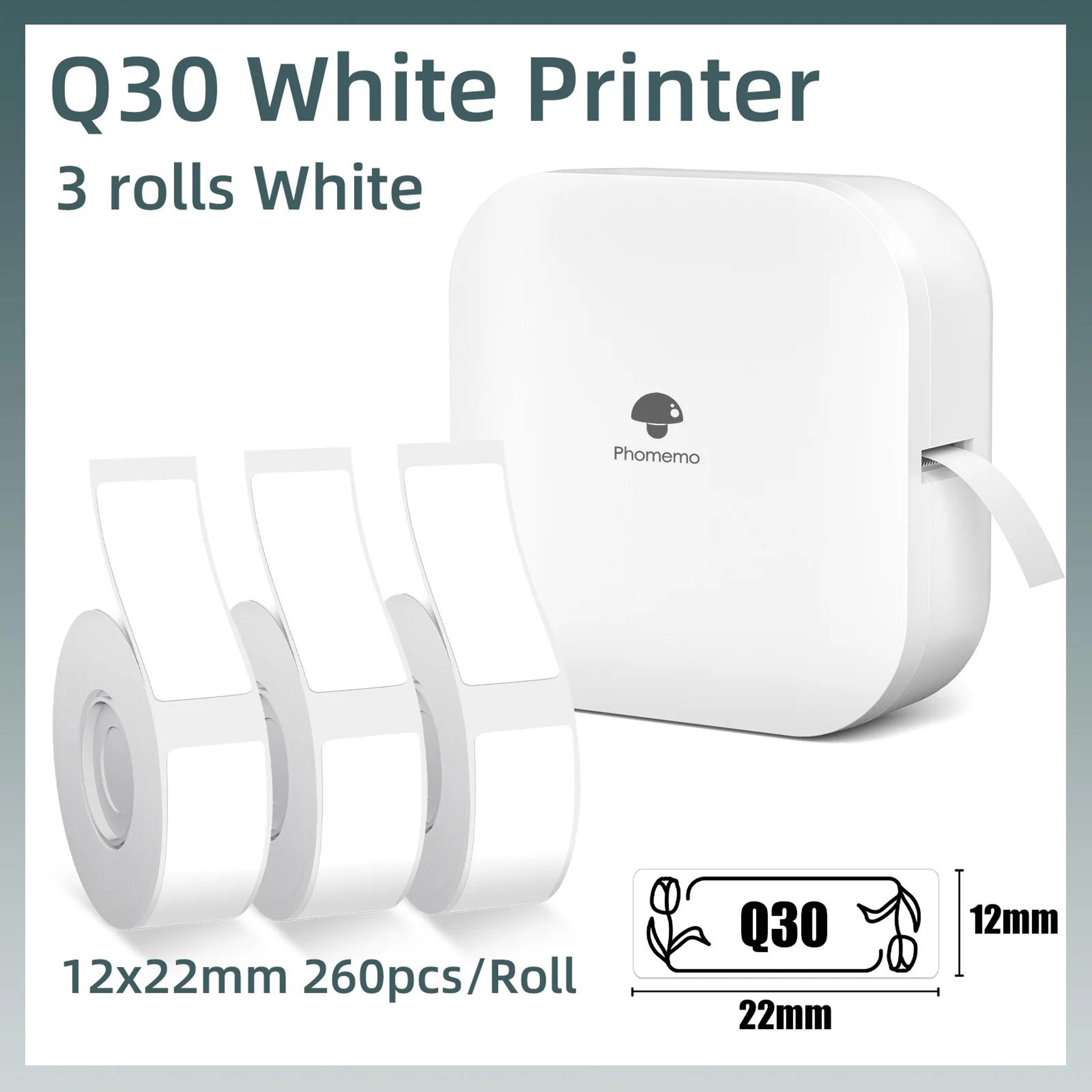 Q30 Mini Bluetooth Thermal Label Printer Wireless Sticker Maker 10