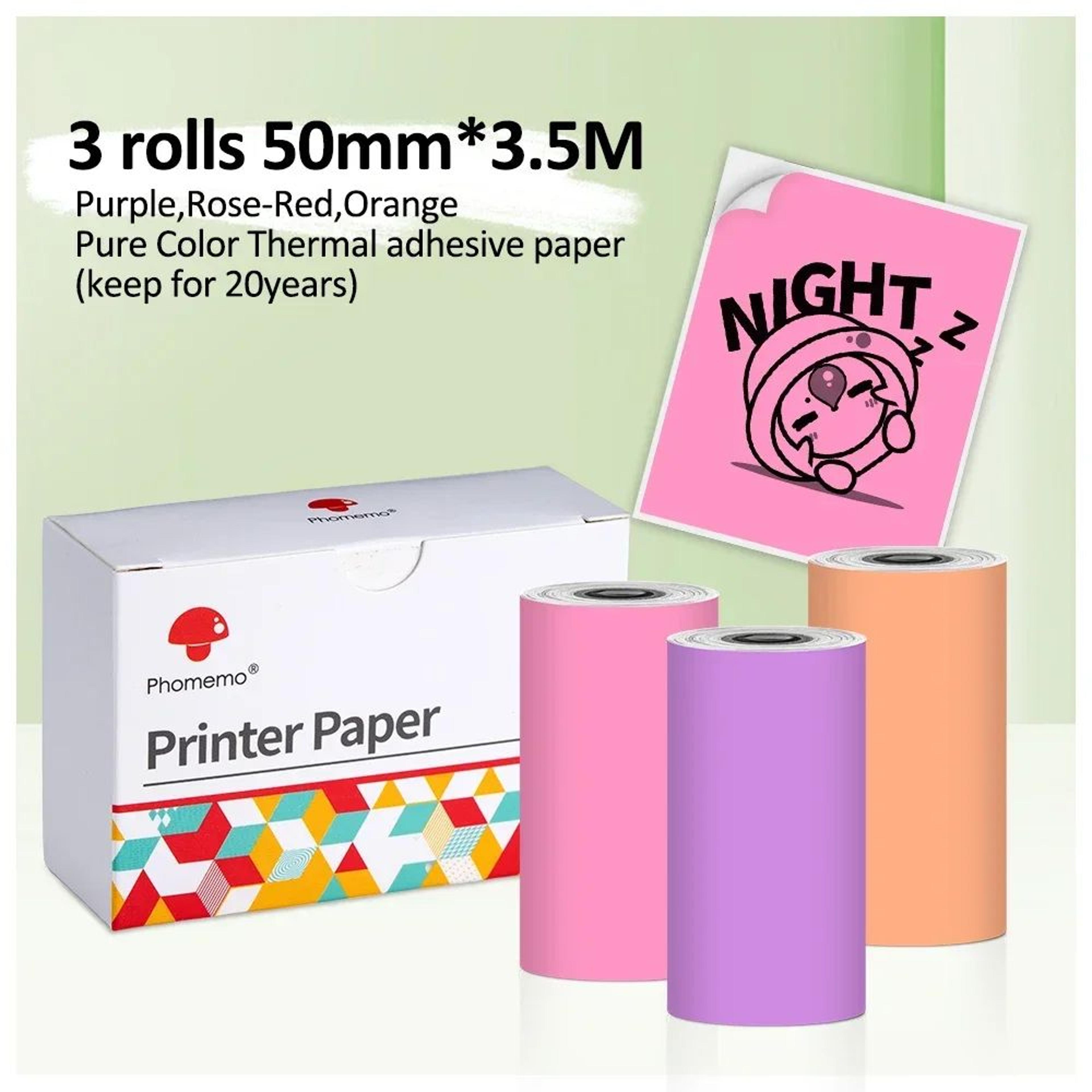 Portable Mini Thermal Printer 300 DPI Inkless Pocket Printer With Bluetooth And SelfAdhesive Paper 15