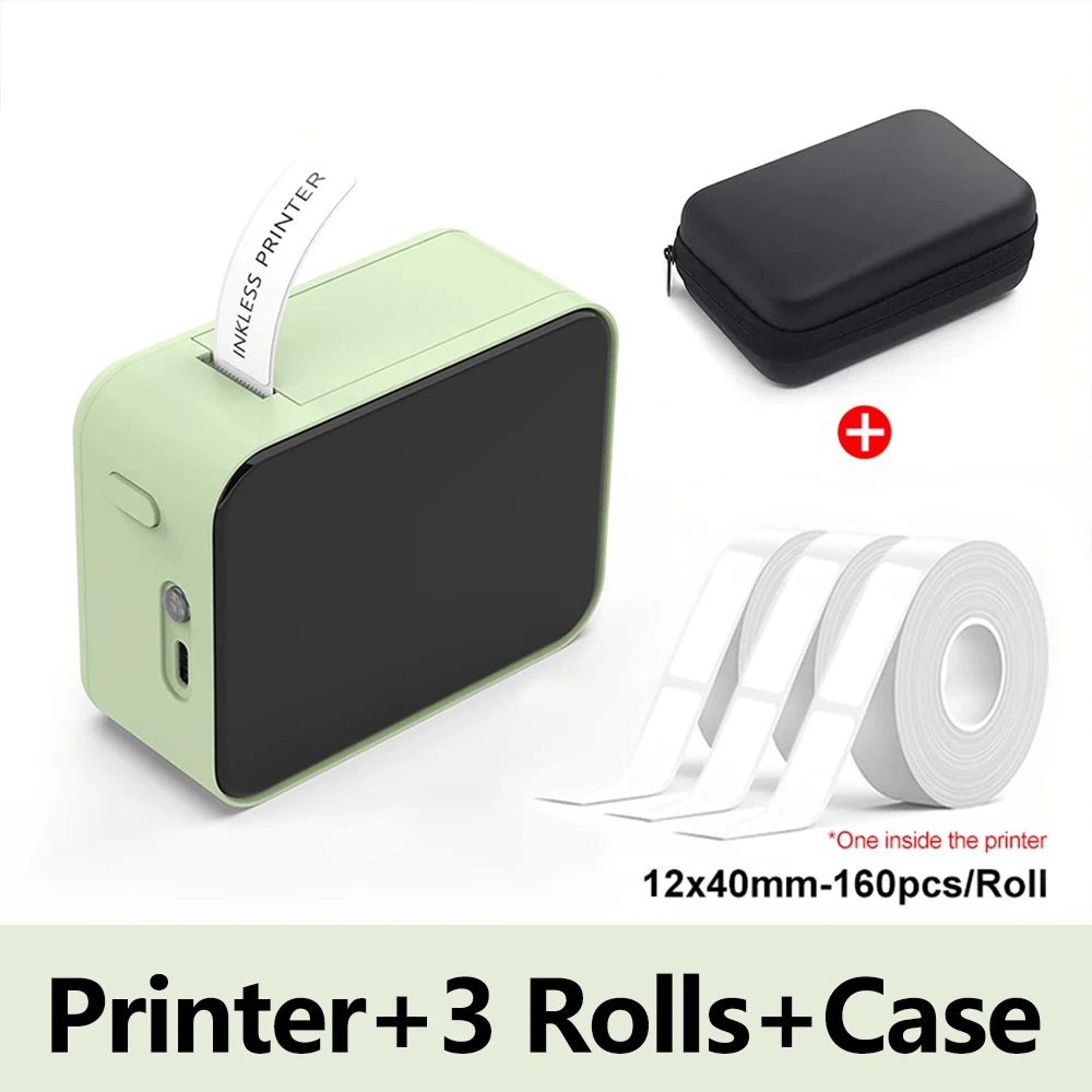 Portable Mini Thermal Label Printer With Inkless SelfAdhesive Sticker Printing 8
