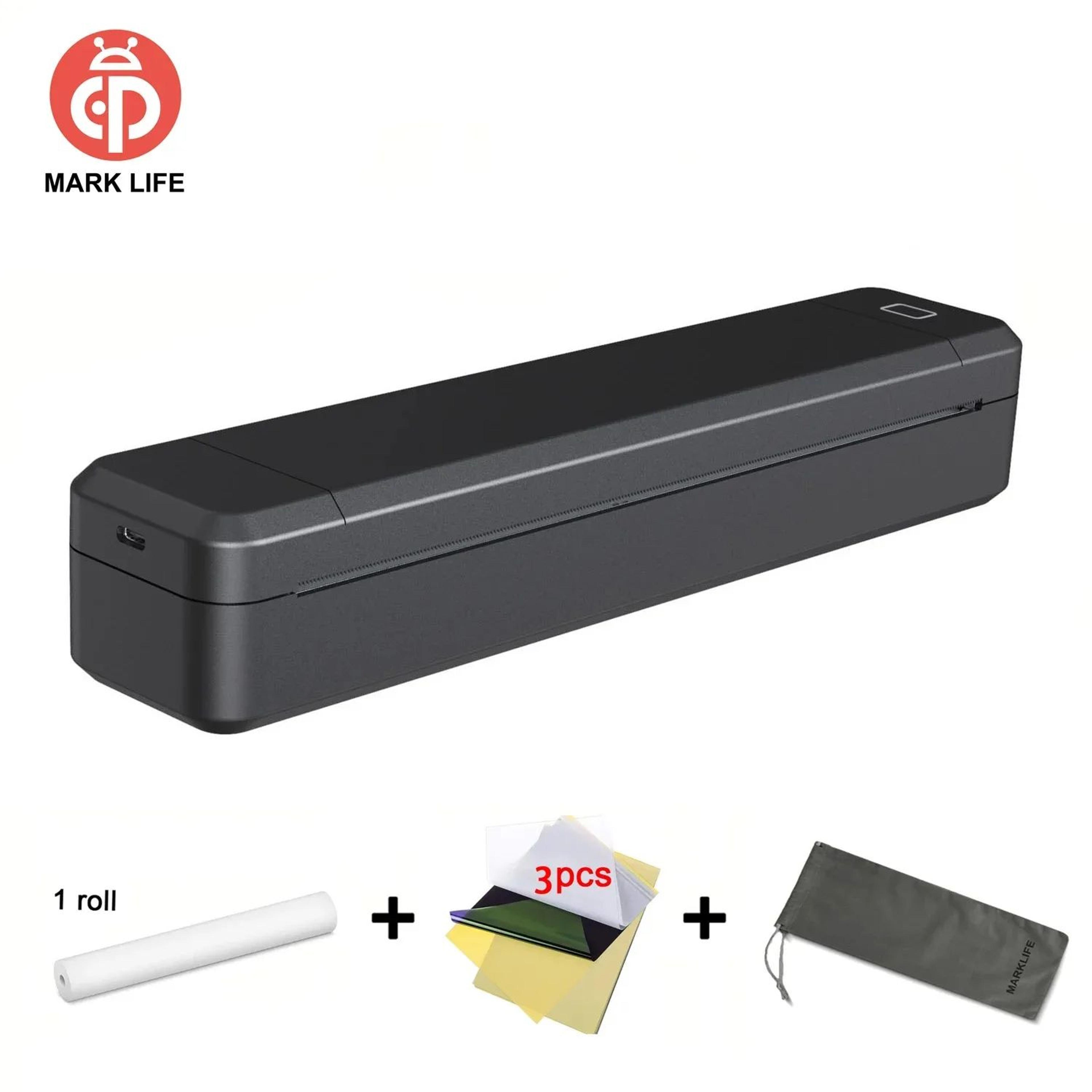 Portable A4 Wireless Thermal Printer Bluetooth Inkless Printer For Home Office And Travel 7