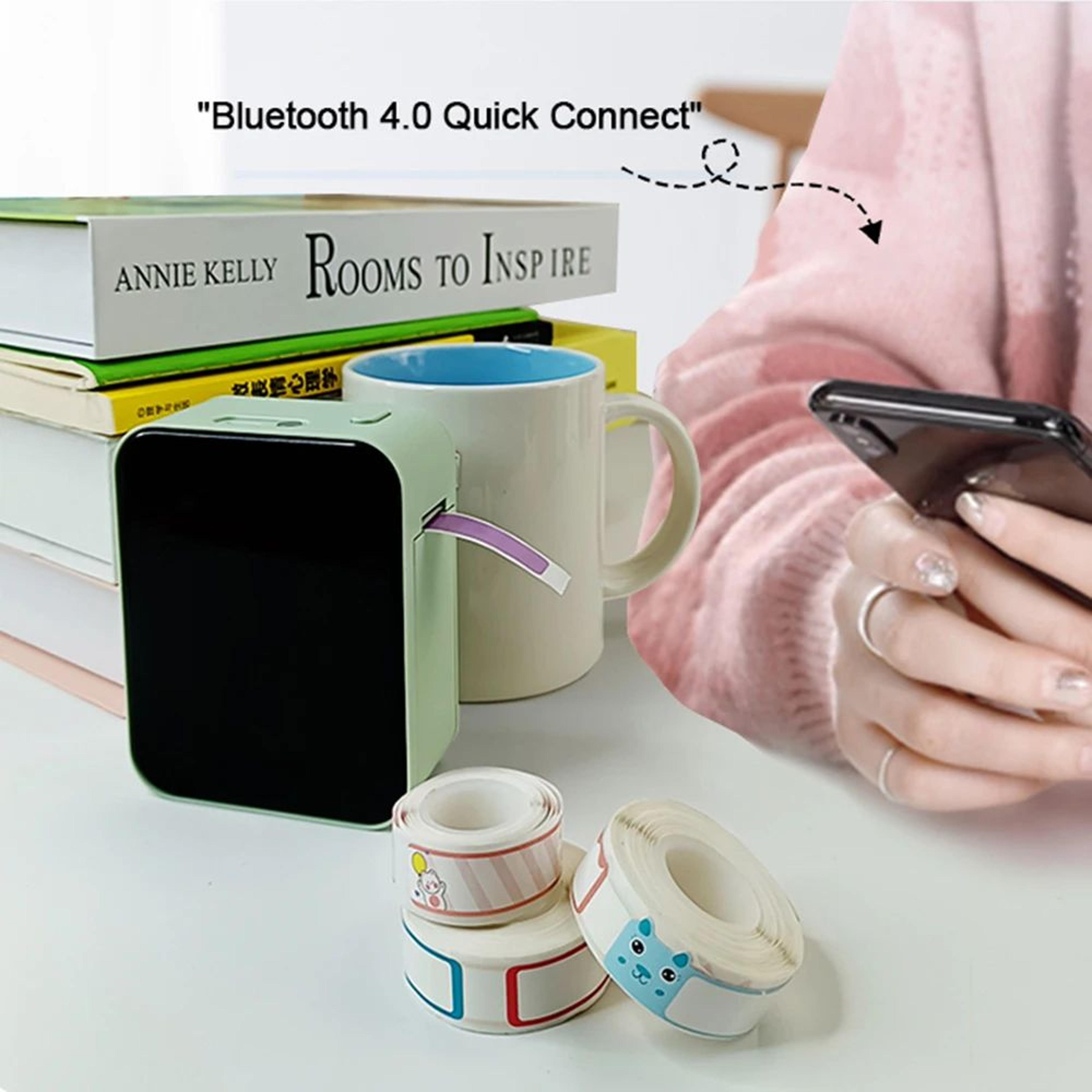 Portable Bluetooth Thermal Label Printer P15 Wireless Mini Label Maker 1