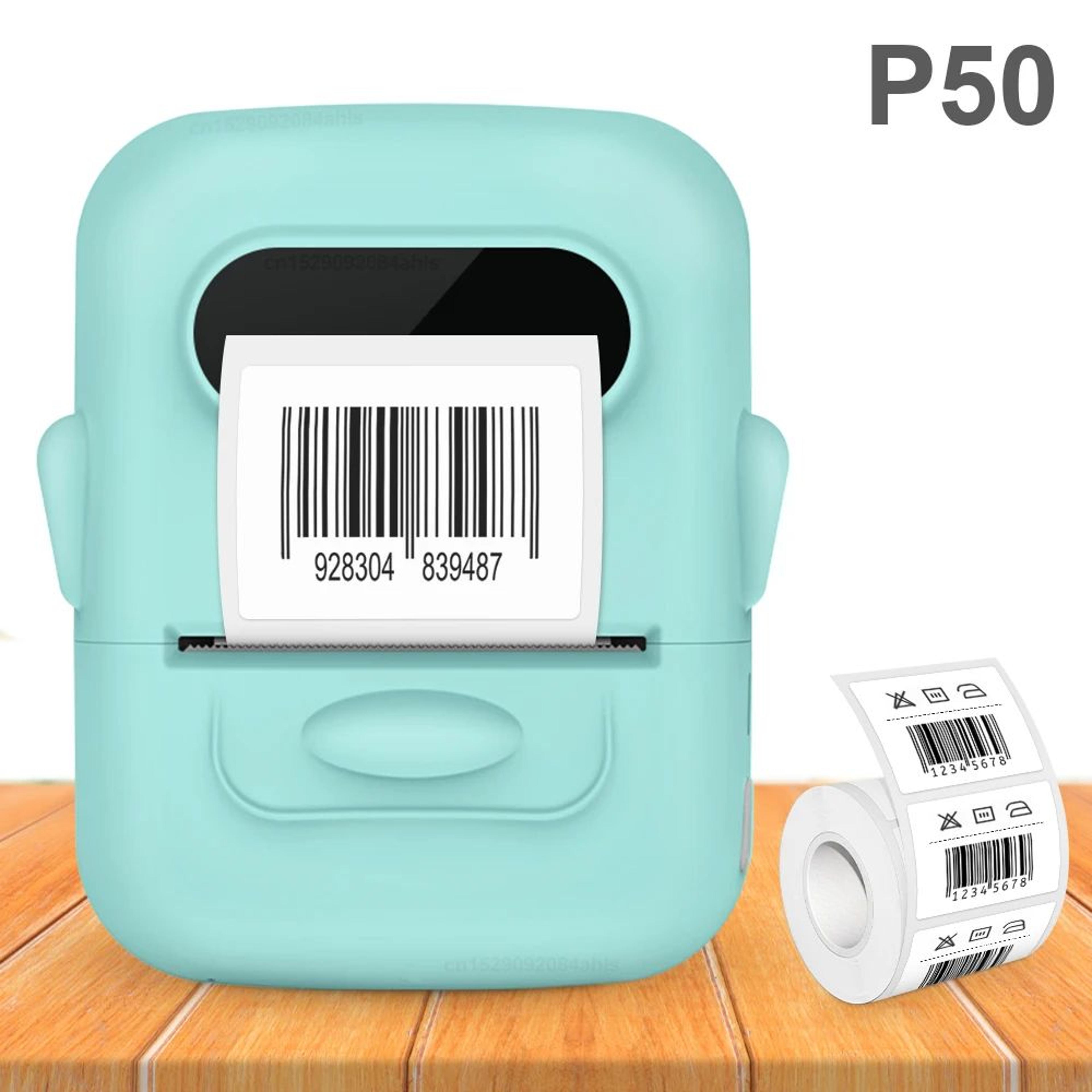 P50 Mini Wireless Bluetooth Thermal Label Printer For Home And Office Organization 7