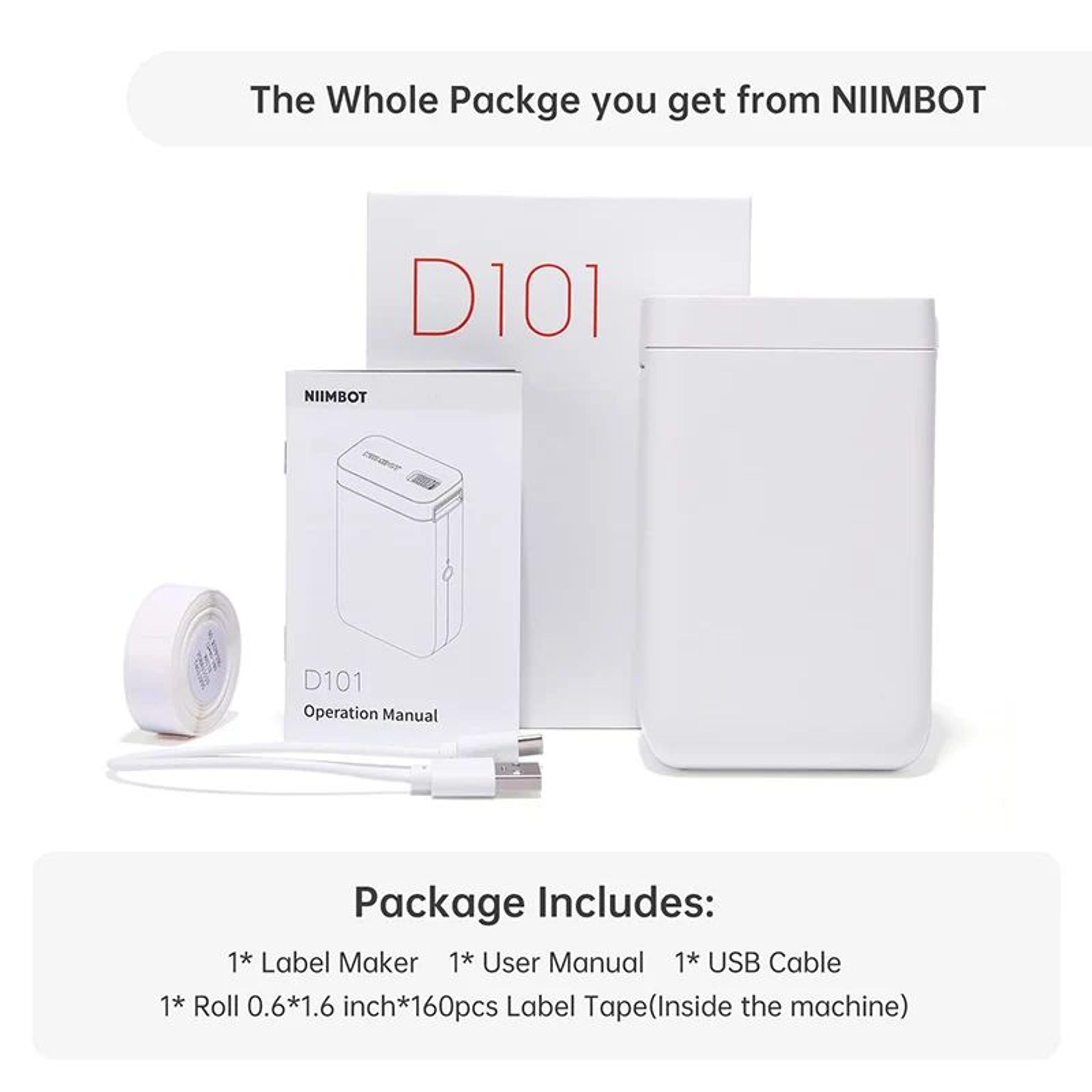Portable Bluetooth Thermal Label Printer Inkless Mini Label Maker For Home And Office 3