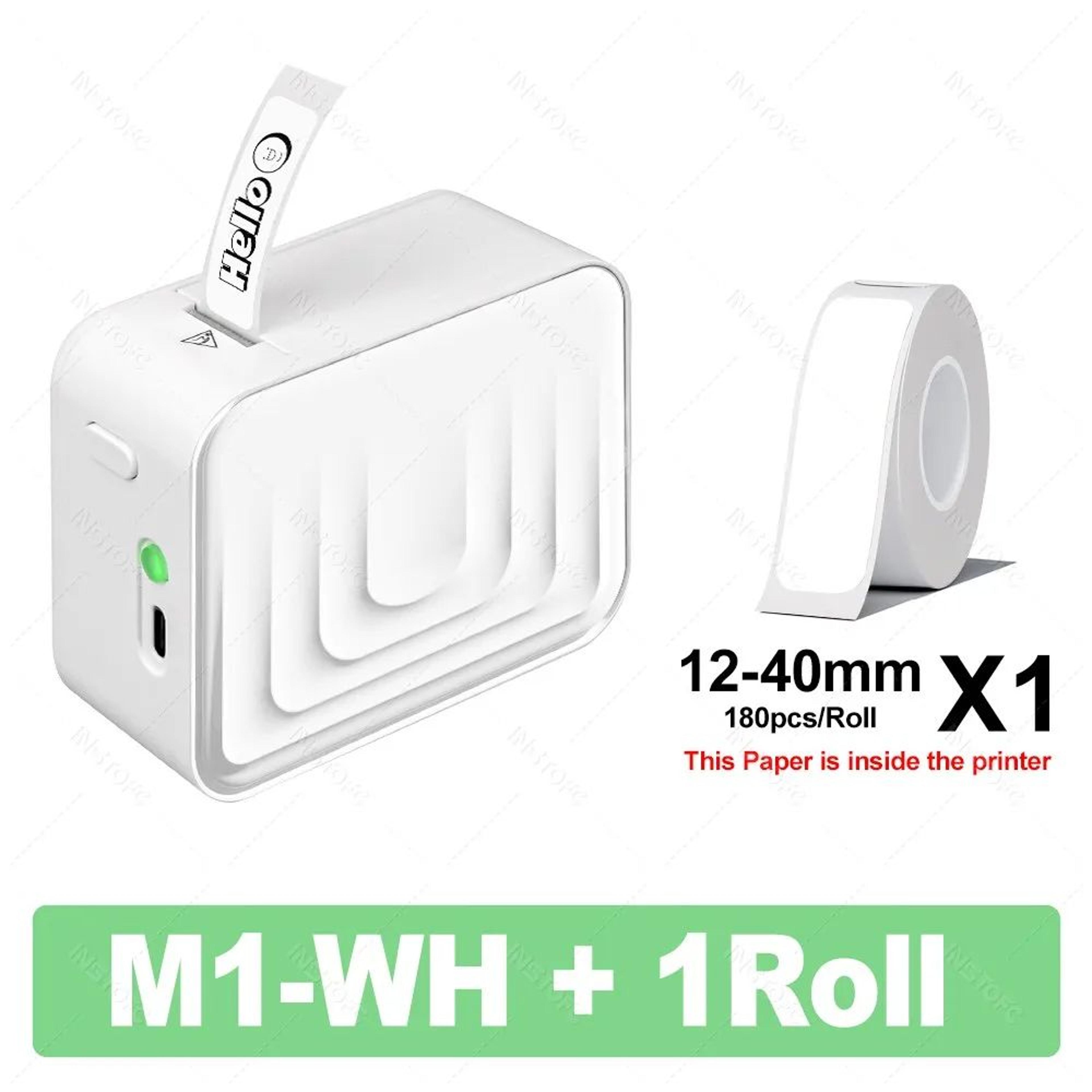 M1 Mini Portable Bluetooth Thermal Label Printer For Home And Office Organization 8
