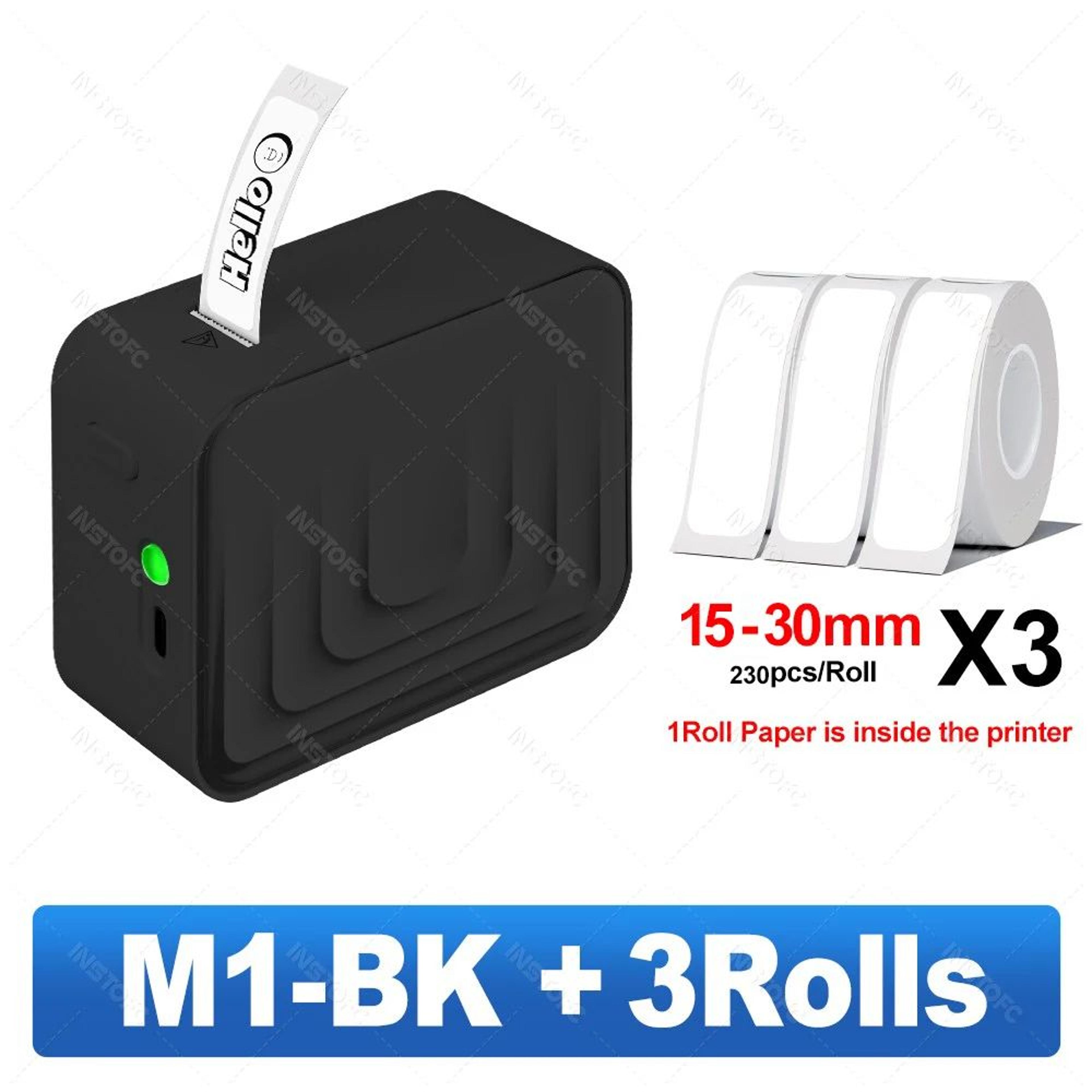 M1 Mini Portable Bluetooth Thermal Label Printer For Home And Office Organization 9