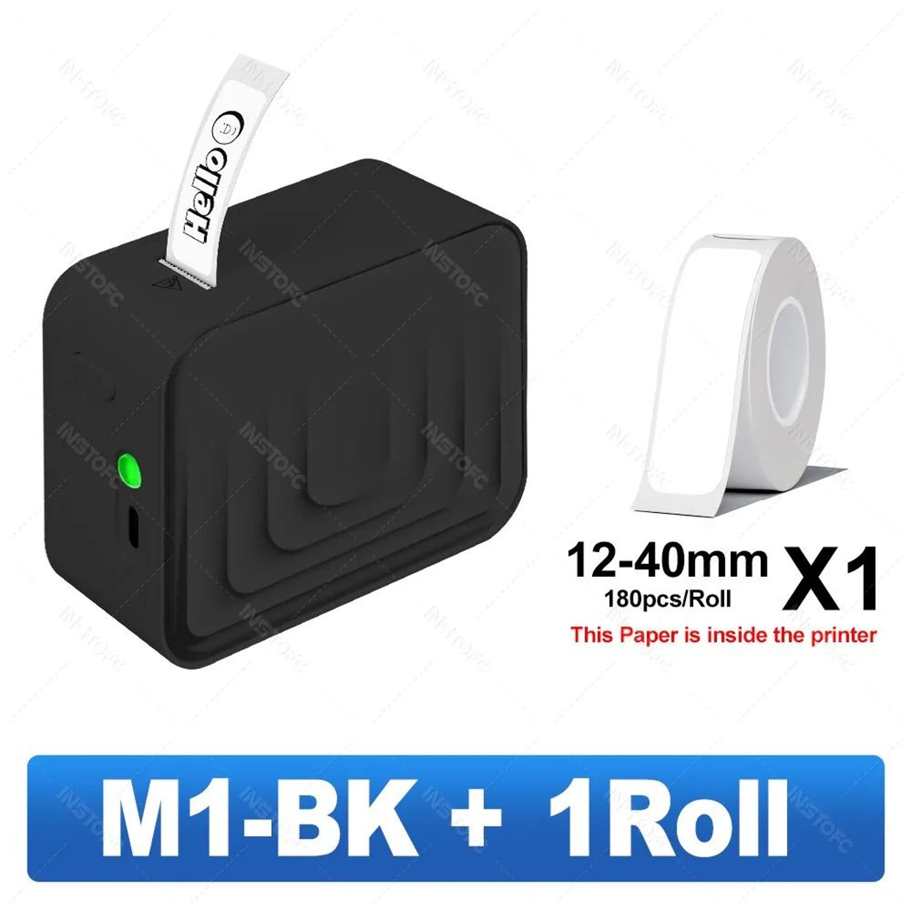 M1 Mini Portable Bluetooth Thermal Label Printer For Home And Office Organization 10